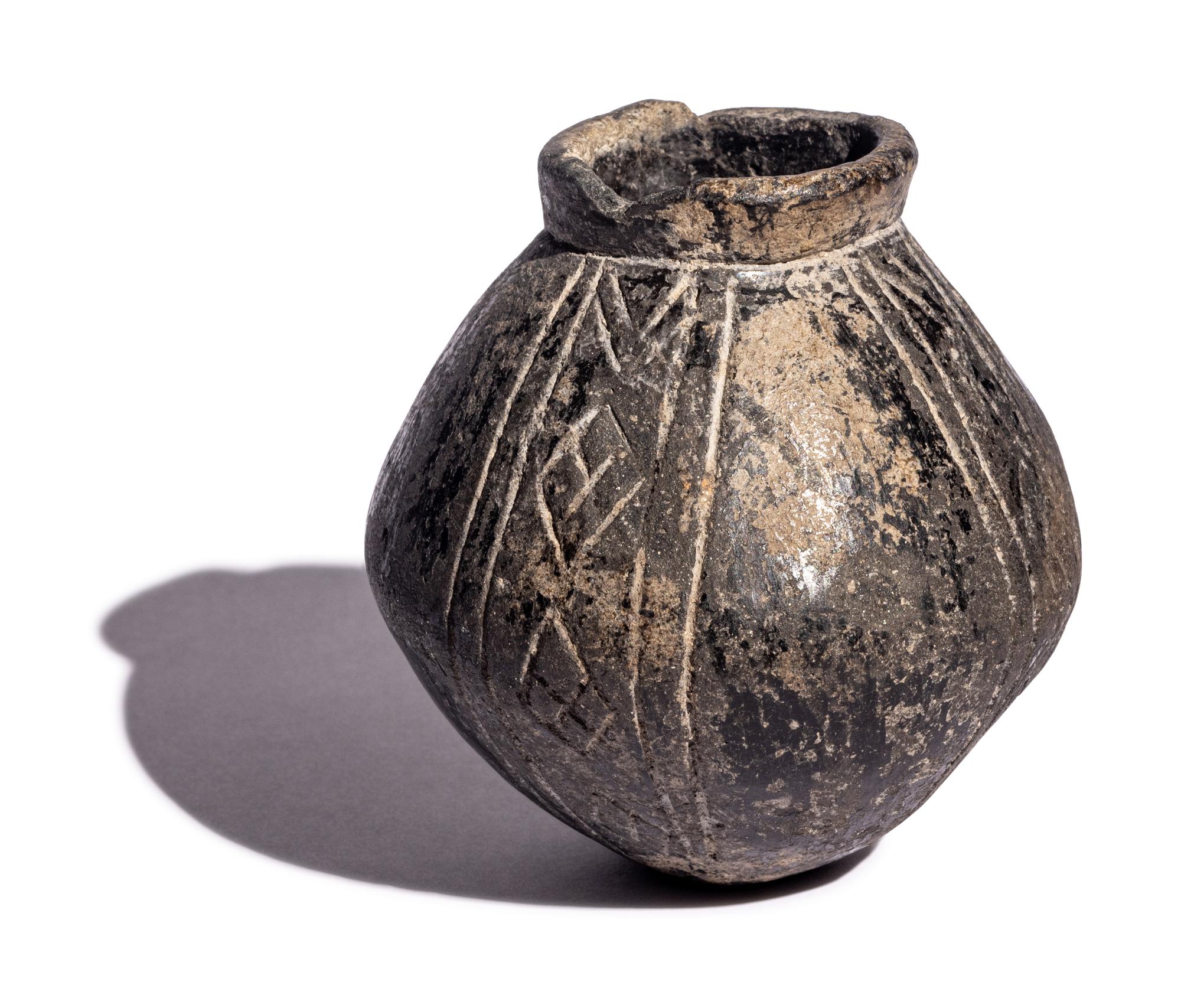 A Yortan Black-Ware Vessel