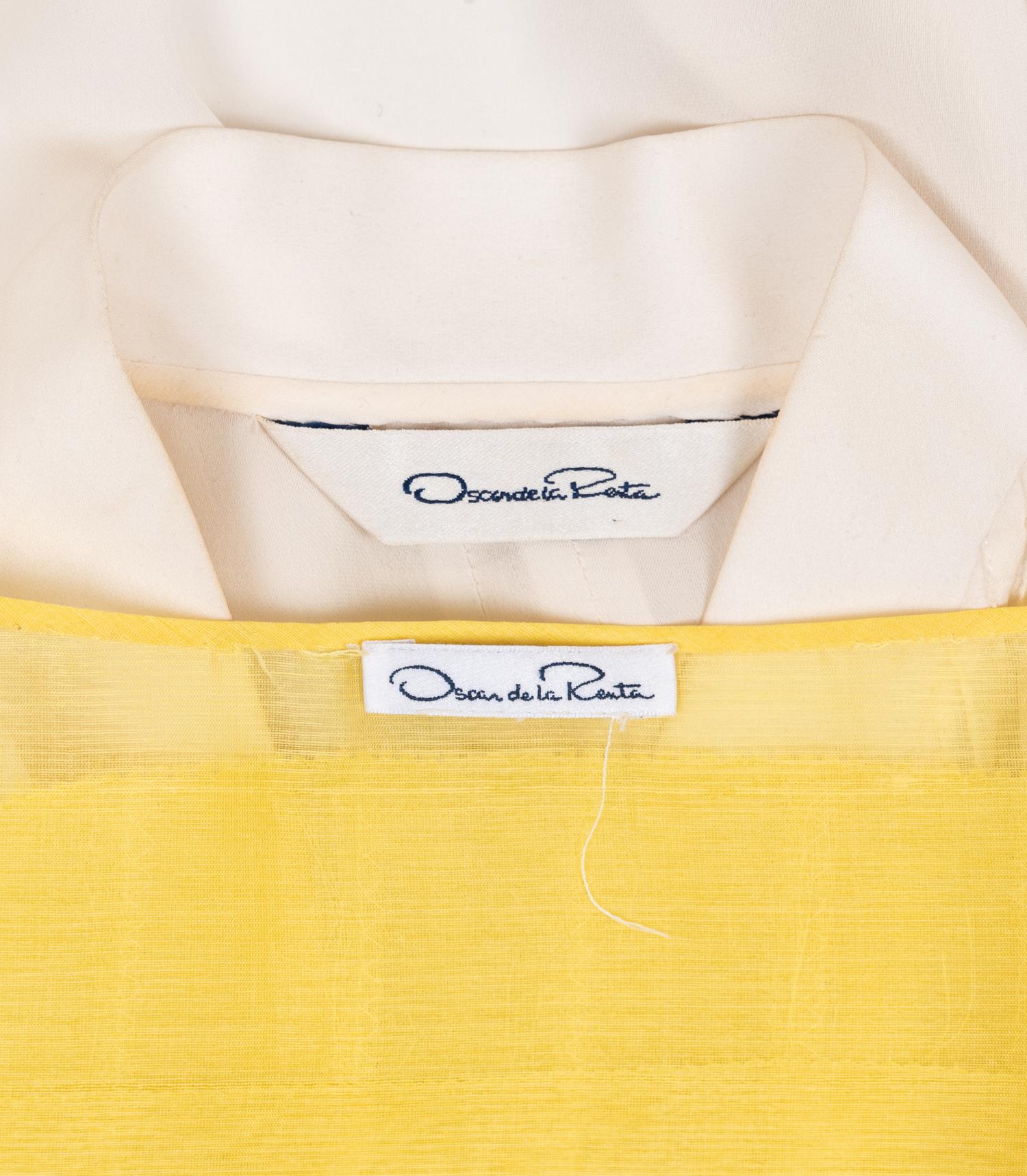 Two Oscar de la Renta Tops, 1990-2000s