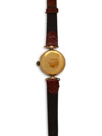 ULYSSE NARDIN, 18K YELLOW GOLD SINGLE PUSHER CHRONOGRAPH WATCH