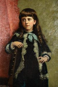 Portrait of a young child , 1882
