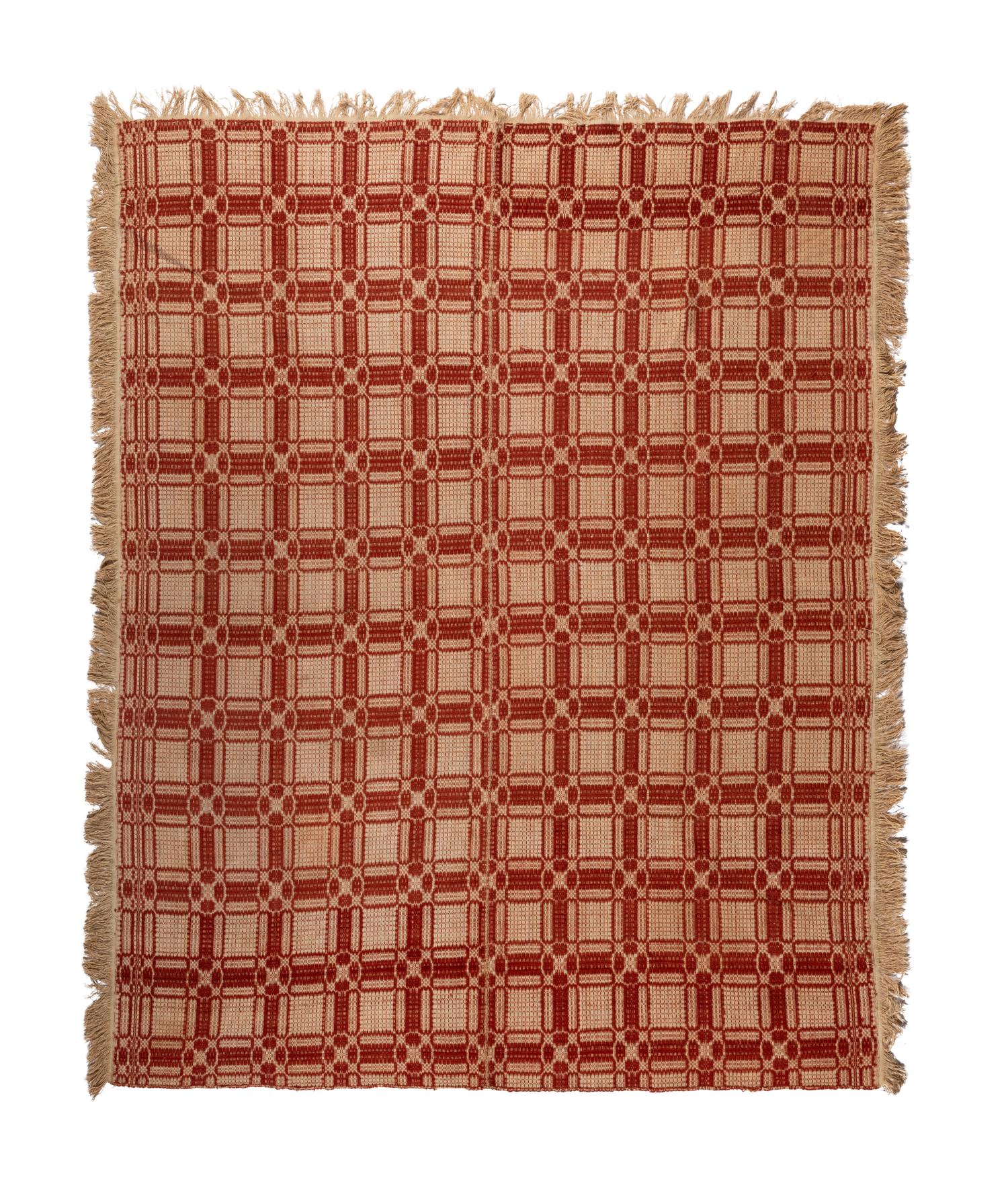 Three Overshot Coverlets