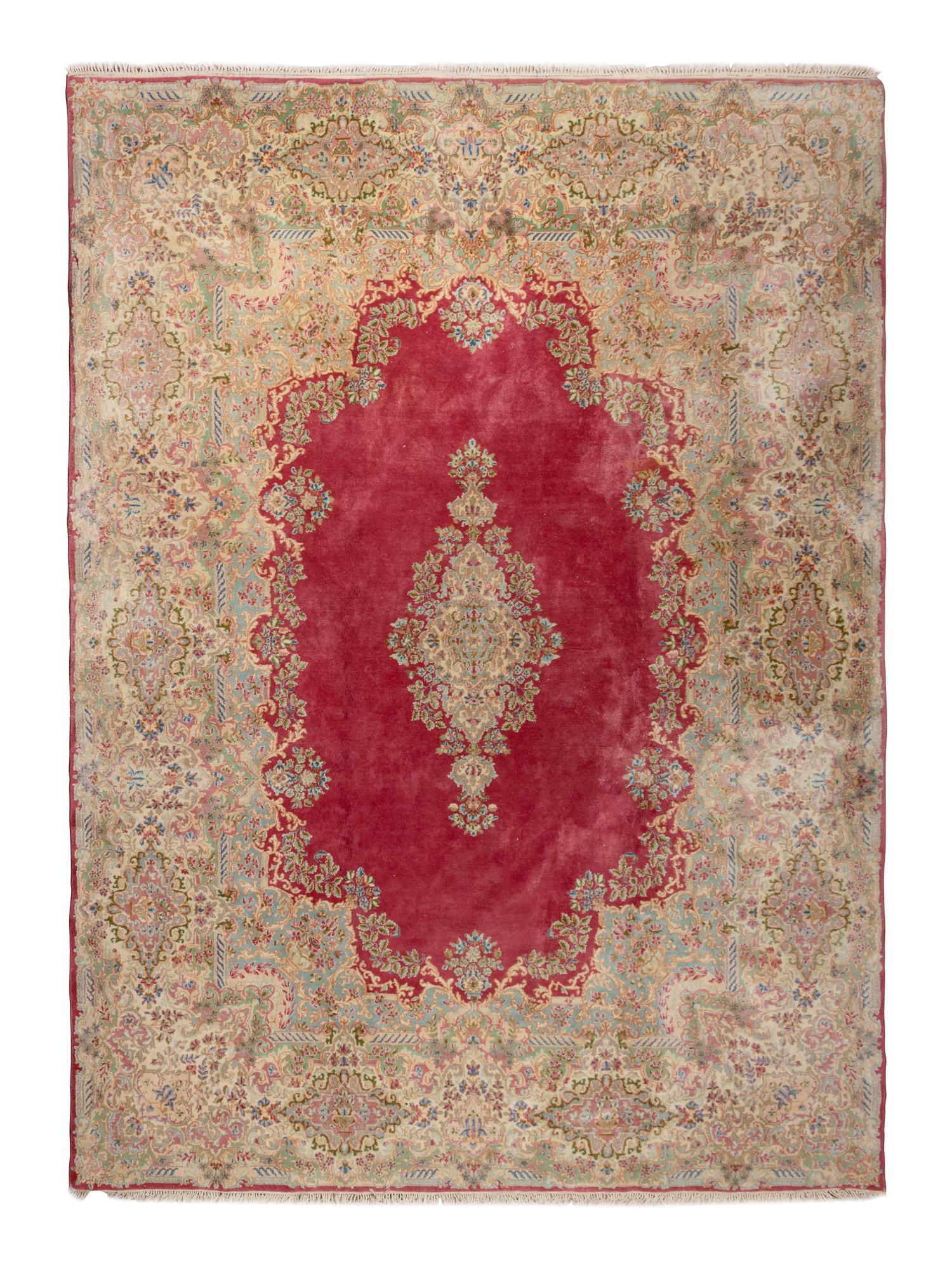 A Kirman Wool Rug