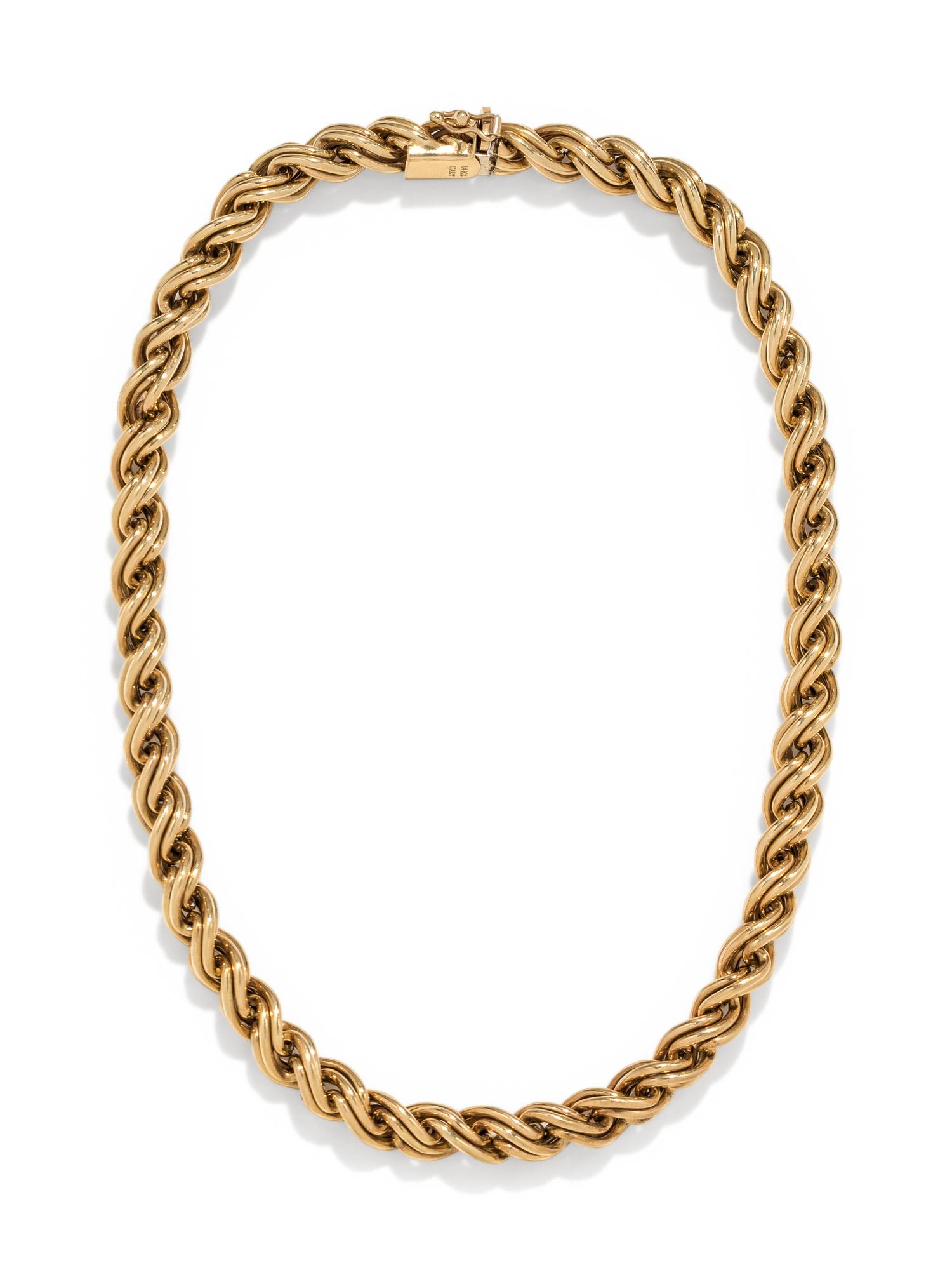 YELLOW GOLD NECKLACE