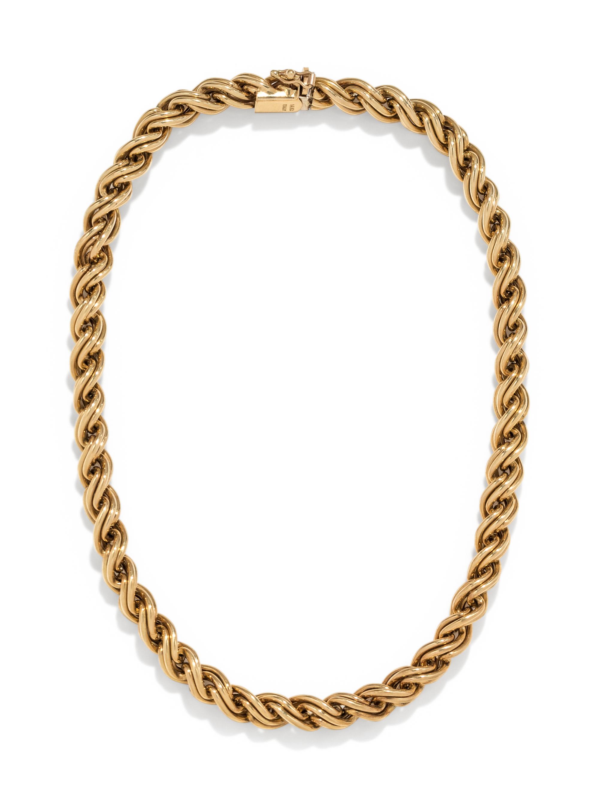 YELLOW GOLD NECKLACE