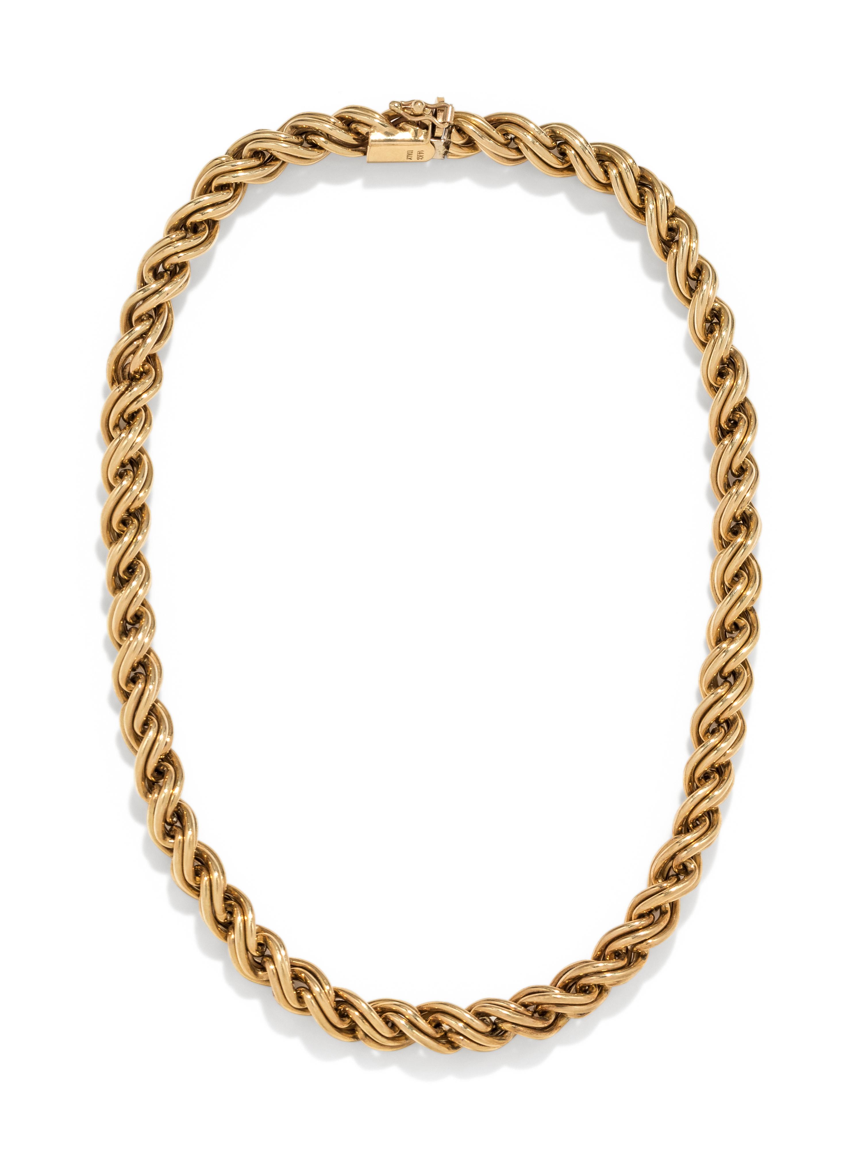 YELLOW GOLD NECKLACE