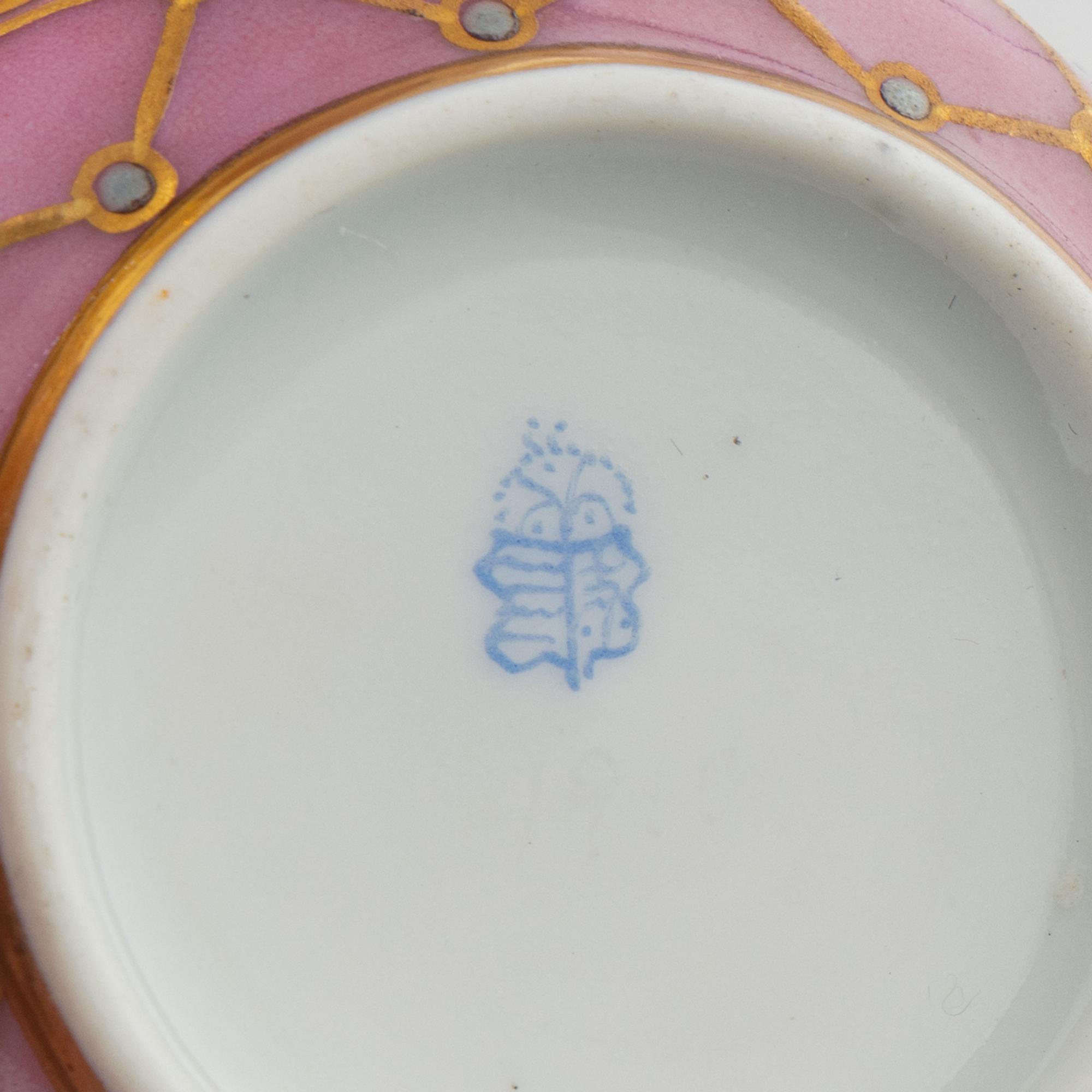 An Assembled Herend Porcelain Six-Piece Tête-à-Tête
