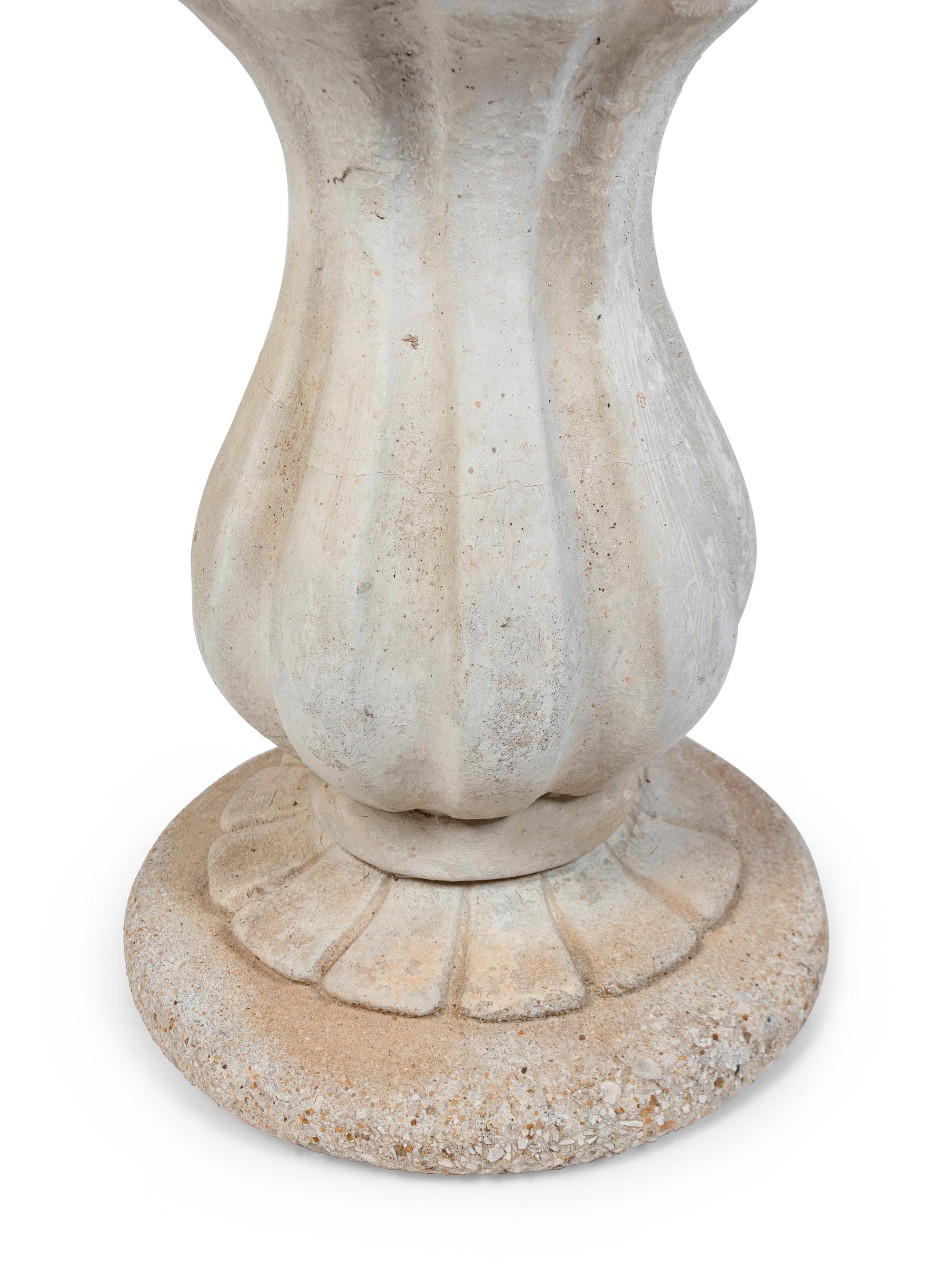 A Cast Stone Garden Pedestal