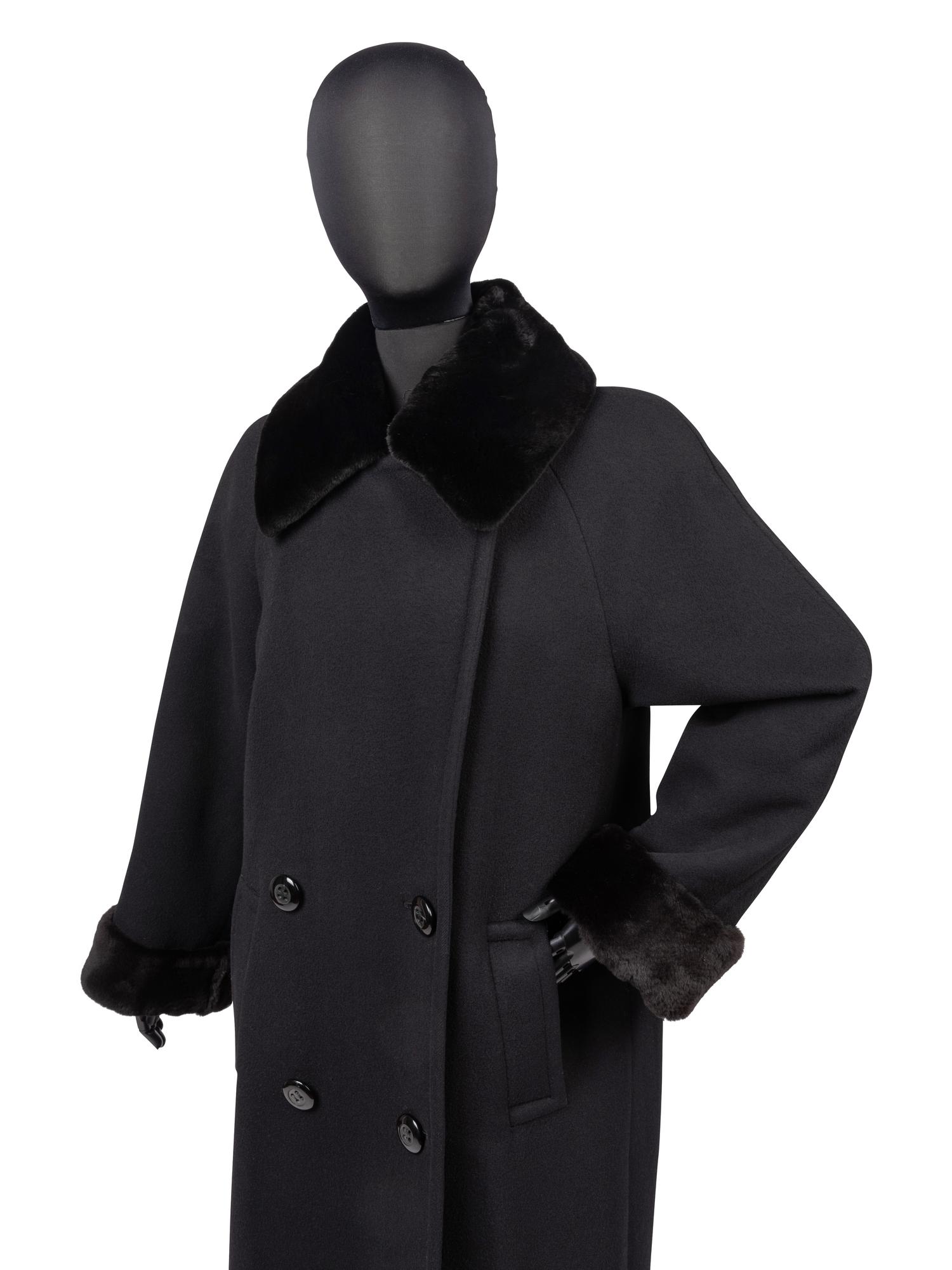Giuliana Teso Fur Collar Coat, 1980s