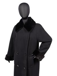 Giuliana Teso Fur Collar Coat, 1980s