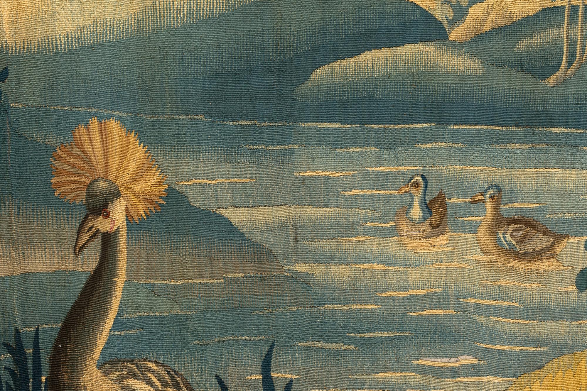 A Flemish Verdure Tapestry Panel