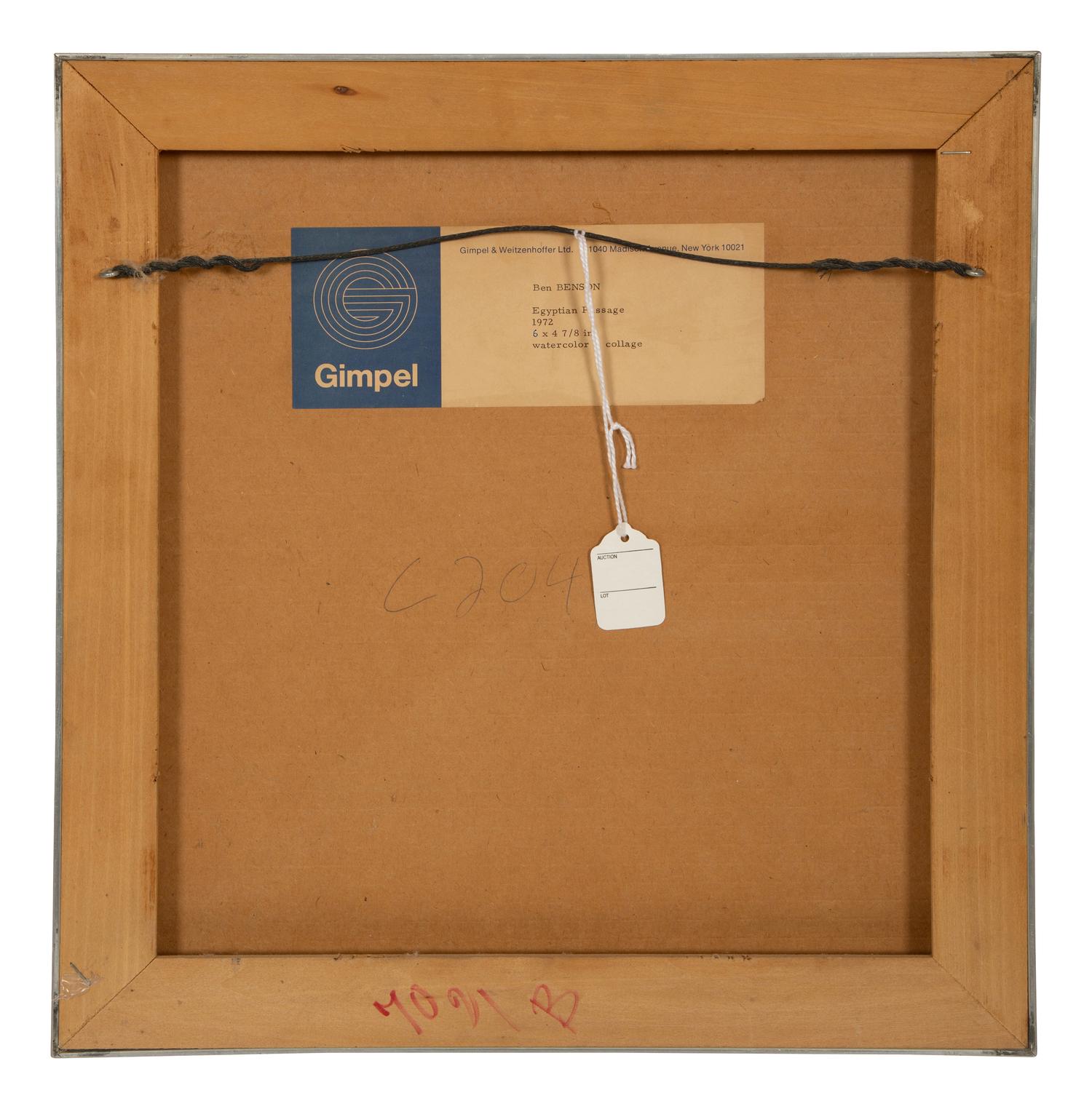 Egyptian Passage and Untitled (Two Works)