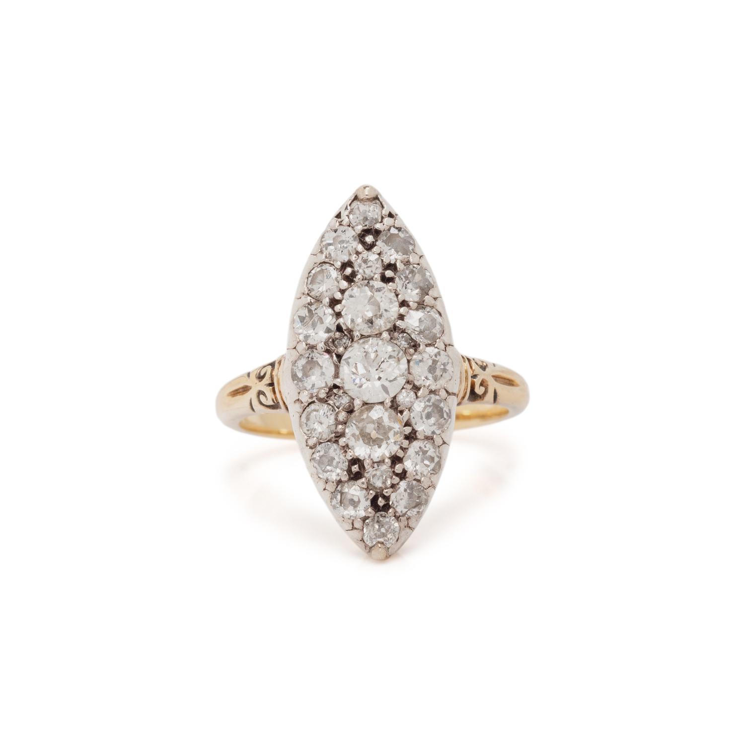 ANTIQUE, DIAMOND RING
