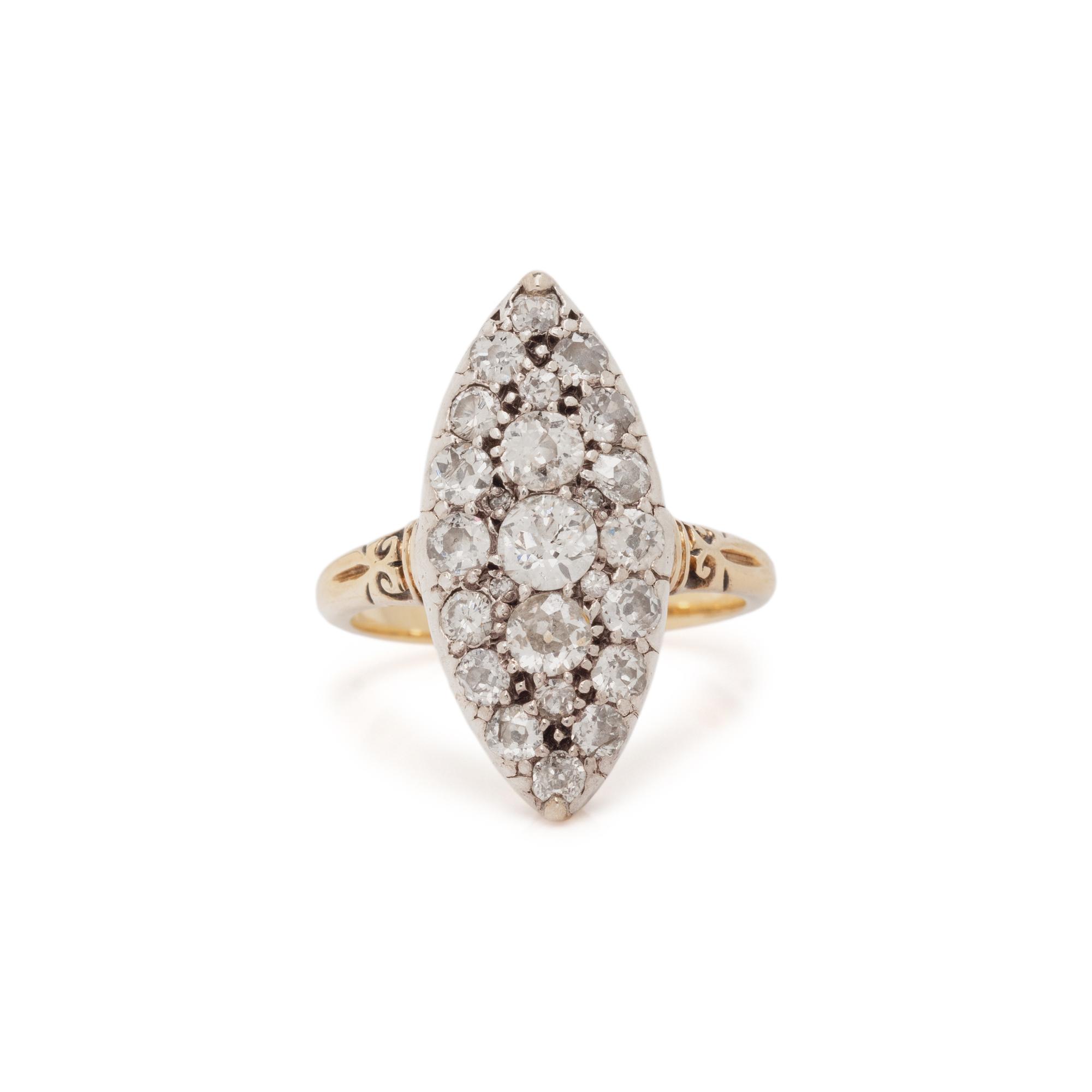 ANTIQUE, DIAMOND RING