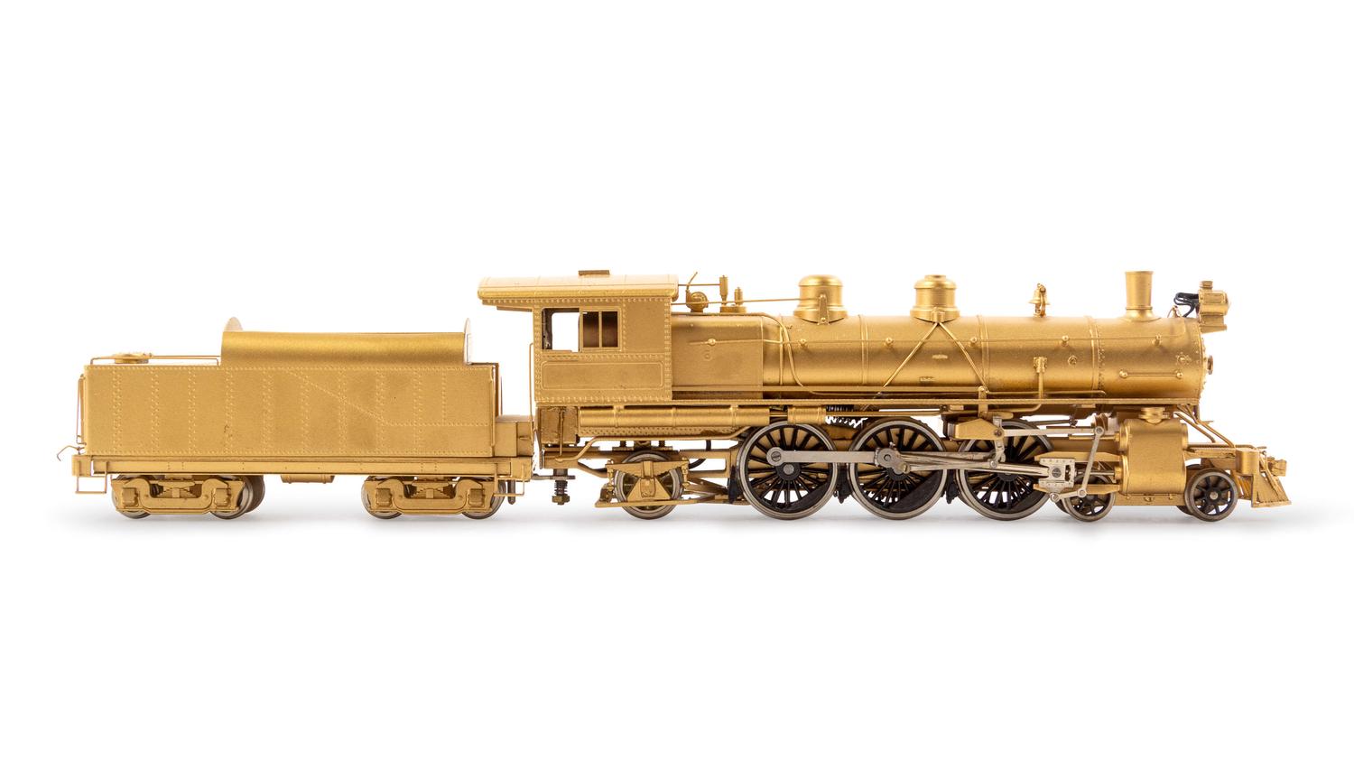 A Japanese Brass HO-Gauge 4-6-2 Locomotive and Tender