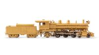A Japanese Brass HO-Gauge 4-6-2 Locomotive and Tender