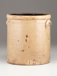 A Five-Gallon Cobalt Decorated Stoneware Crock