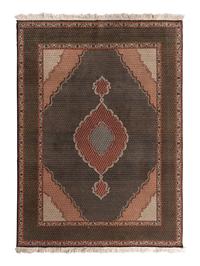 A Tabriz Silk Rug