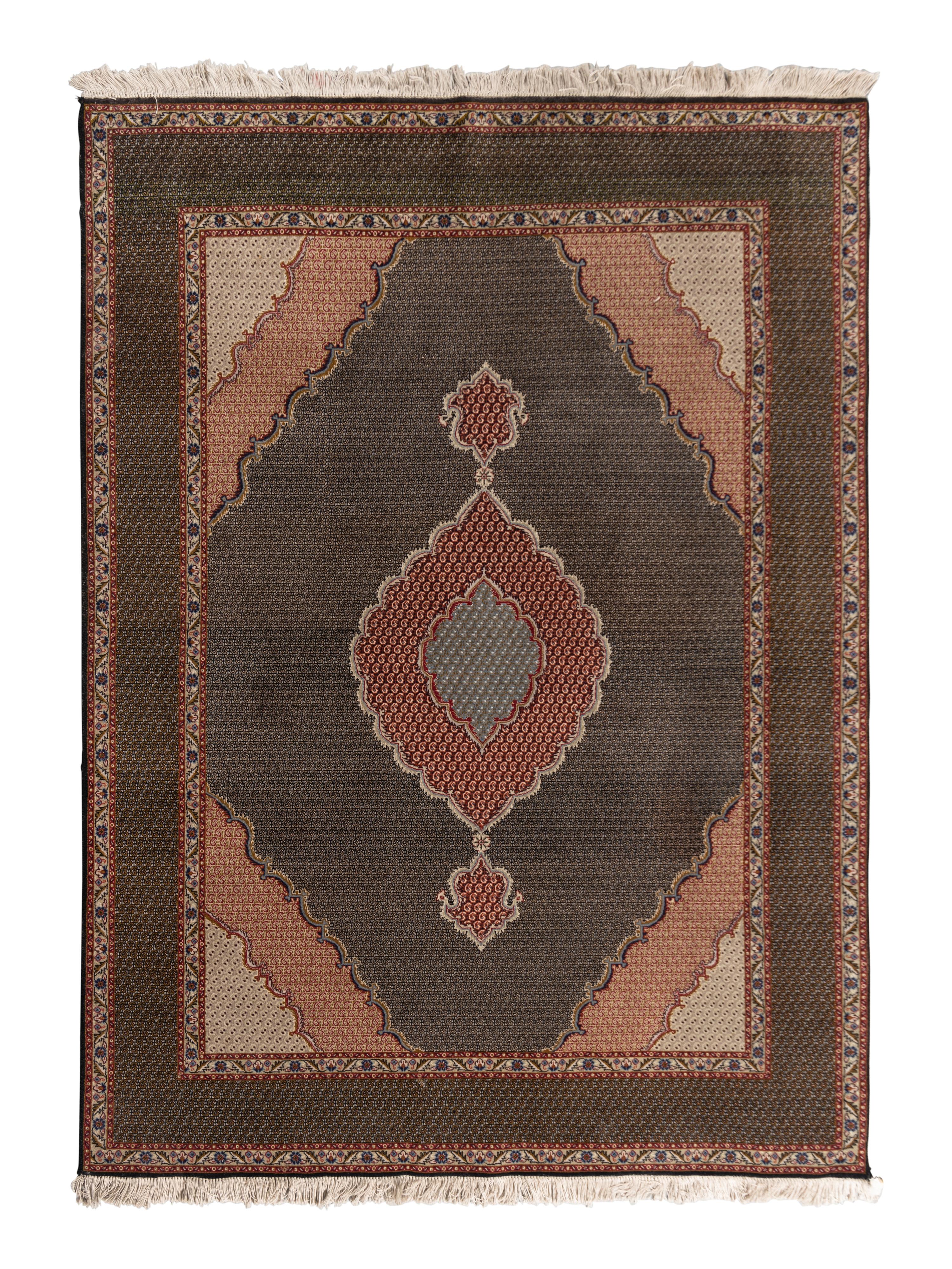A Tabriz Silk Rug