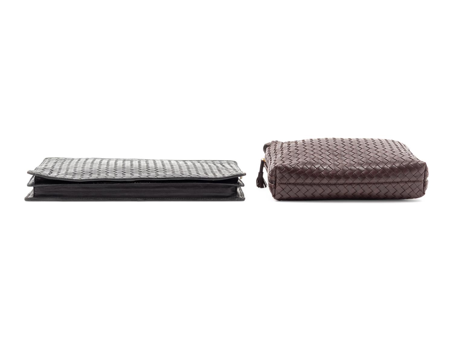 Three Bottega Veneta Intrecciato Bags, 1980-2000s