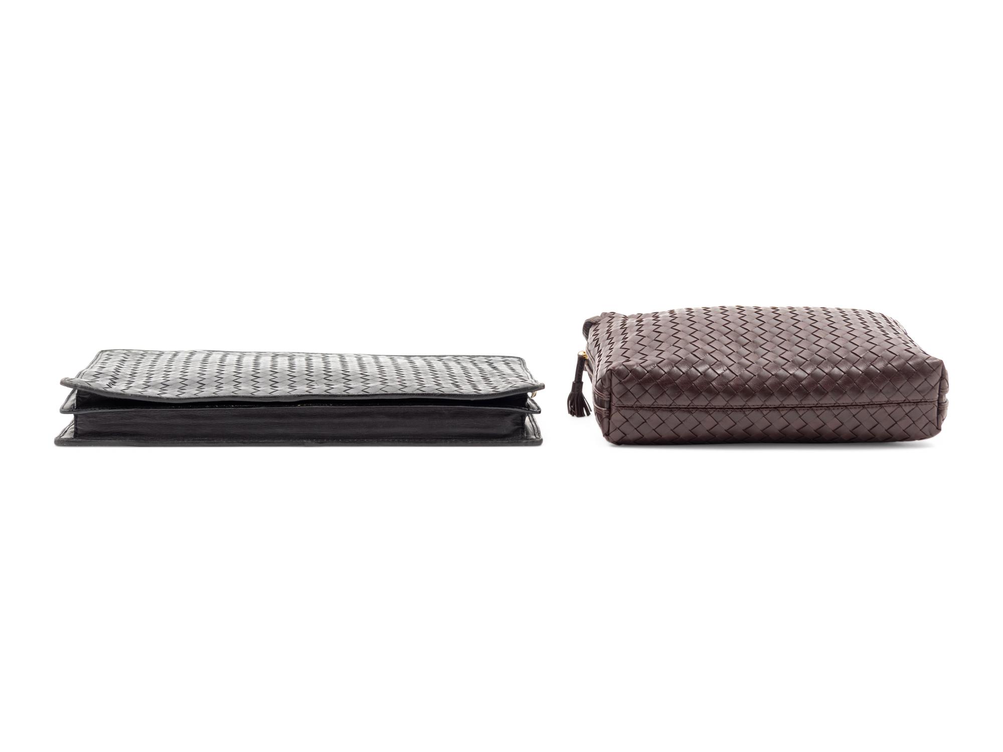Three Bottega Veneta Intrecciato Bags, 1980-2000s