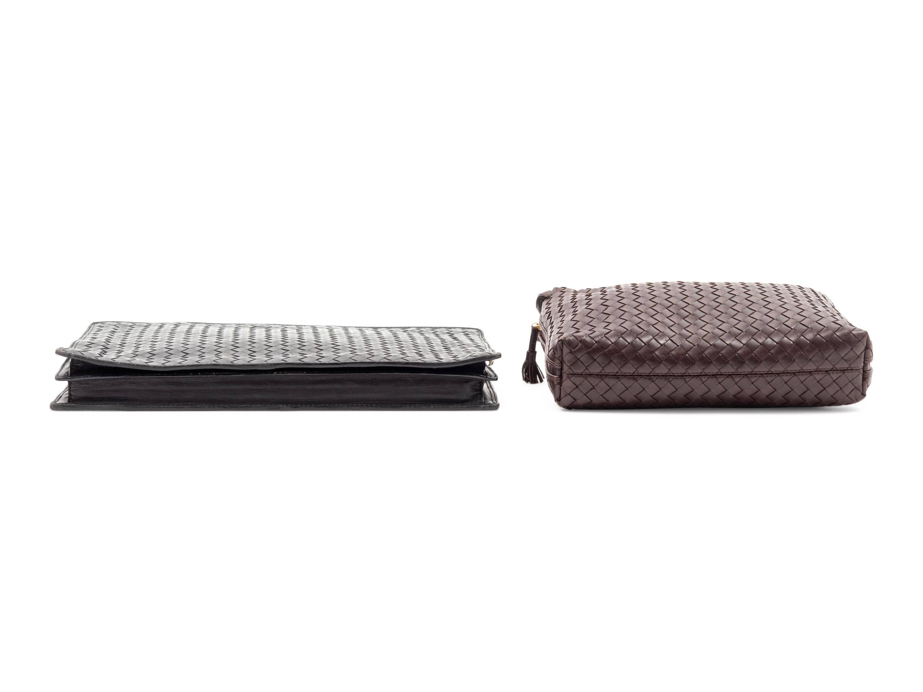 Three Bottega Veneta Intrecciato Bags, 1980-2000s