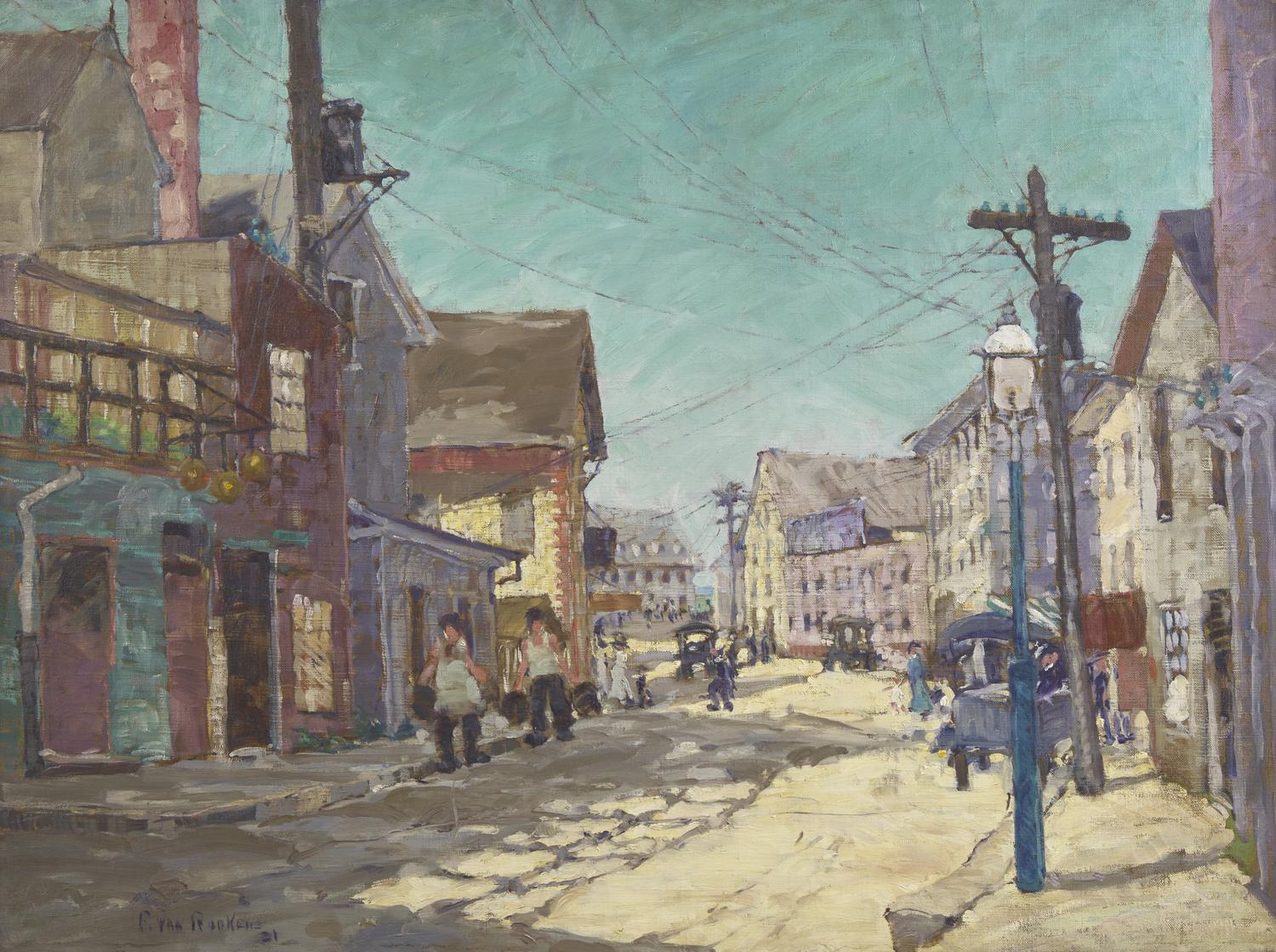 Old Whaling Wharf, Newport, Rhode Island , 1921