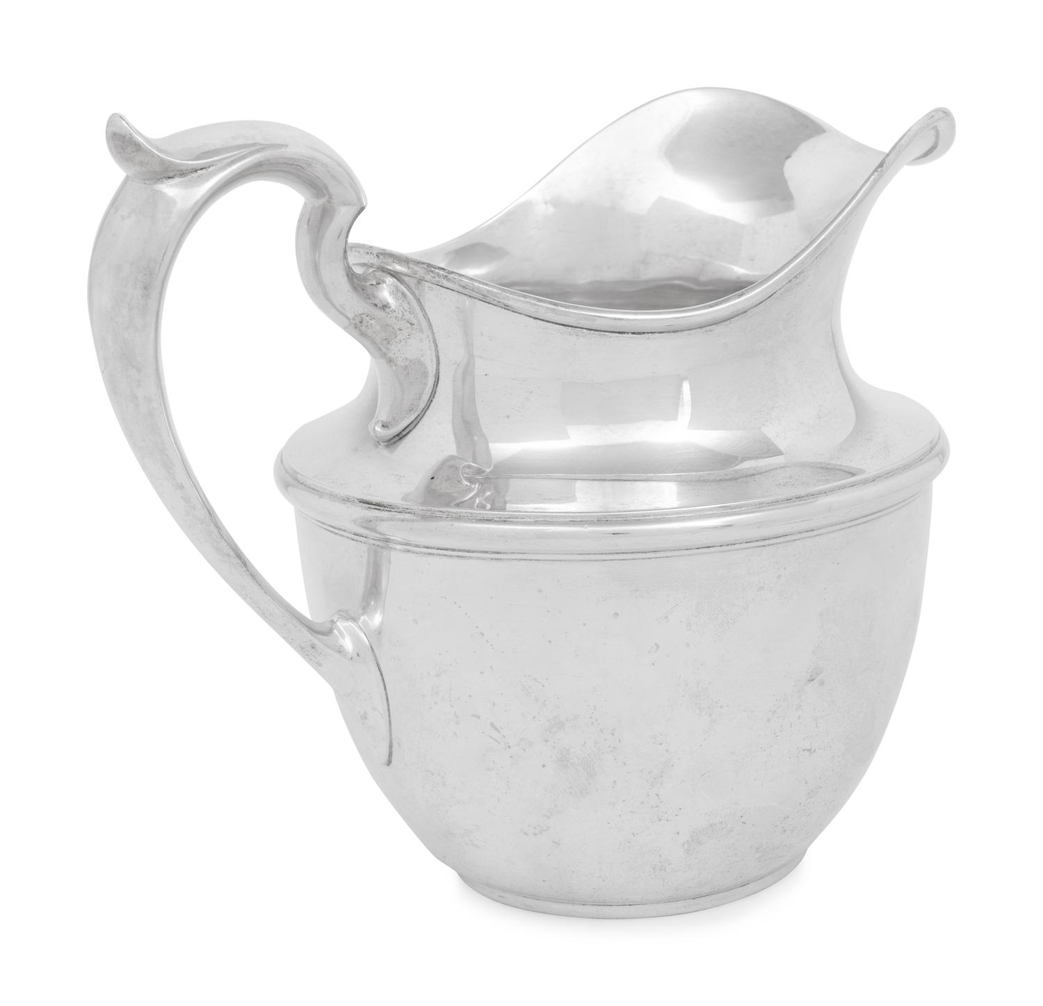 An American Silver Pitcher