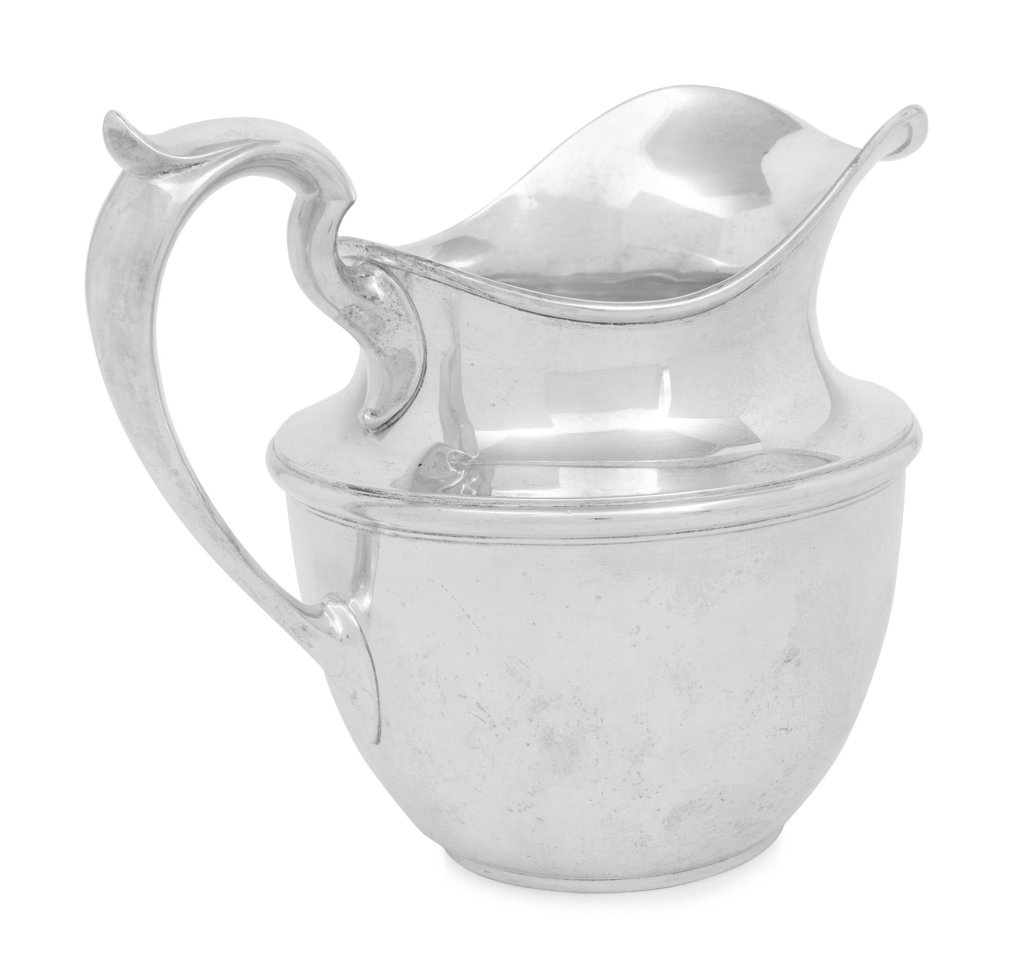 An American Silver Pitcher