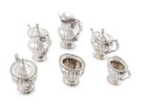 An American Silver Six-Piece Tea and Coffee Service