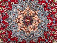A Sarafian Isfahan Silk and Wool Blend Rug