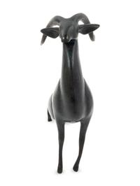 A Bronze Figure of a Gazelle,