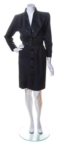 An Yves Saint Laurent Black Cocktail Dress, Size 36.
