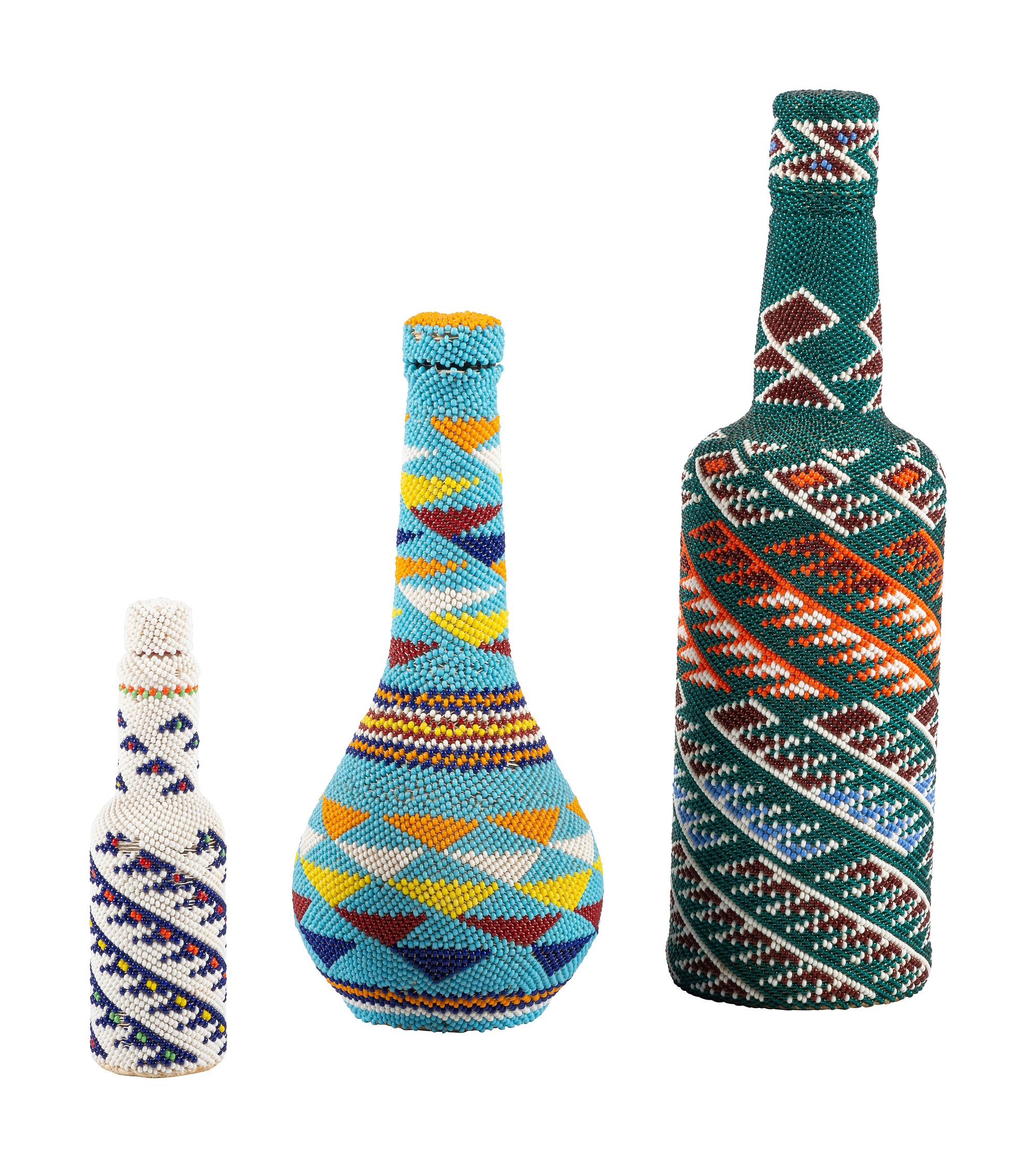 Paiute Beaded Bottles