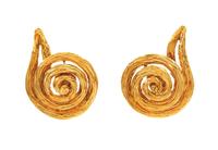 A Pair of 18 Karat Yellow Gold Earclips, Van Cleef & Arpels, 23.30 dwts.