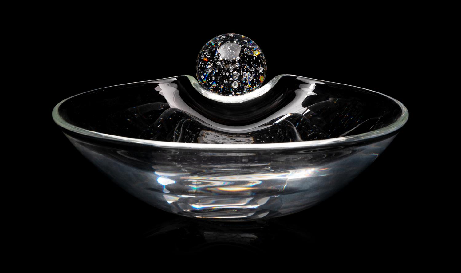 A Steuben Bowl Diameter 8 1/4 inches.