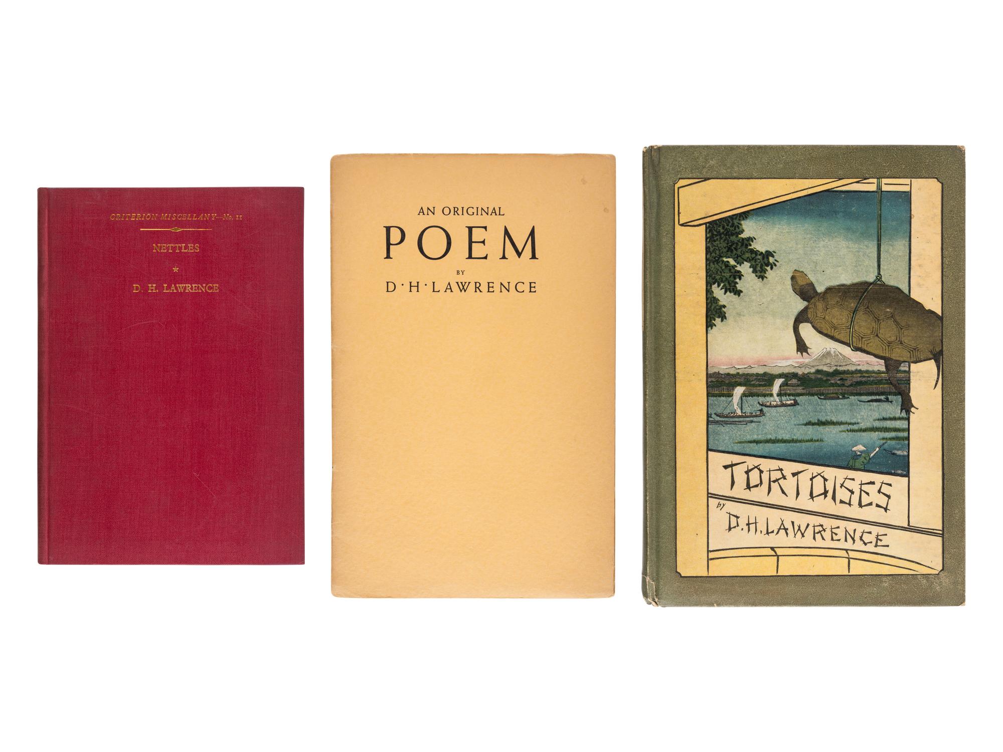 LAWRENCE, D.H. (1885-1930). A group of 35 works, including: