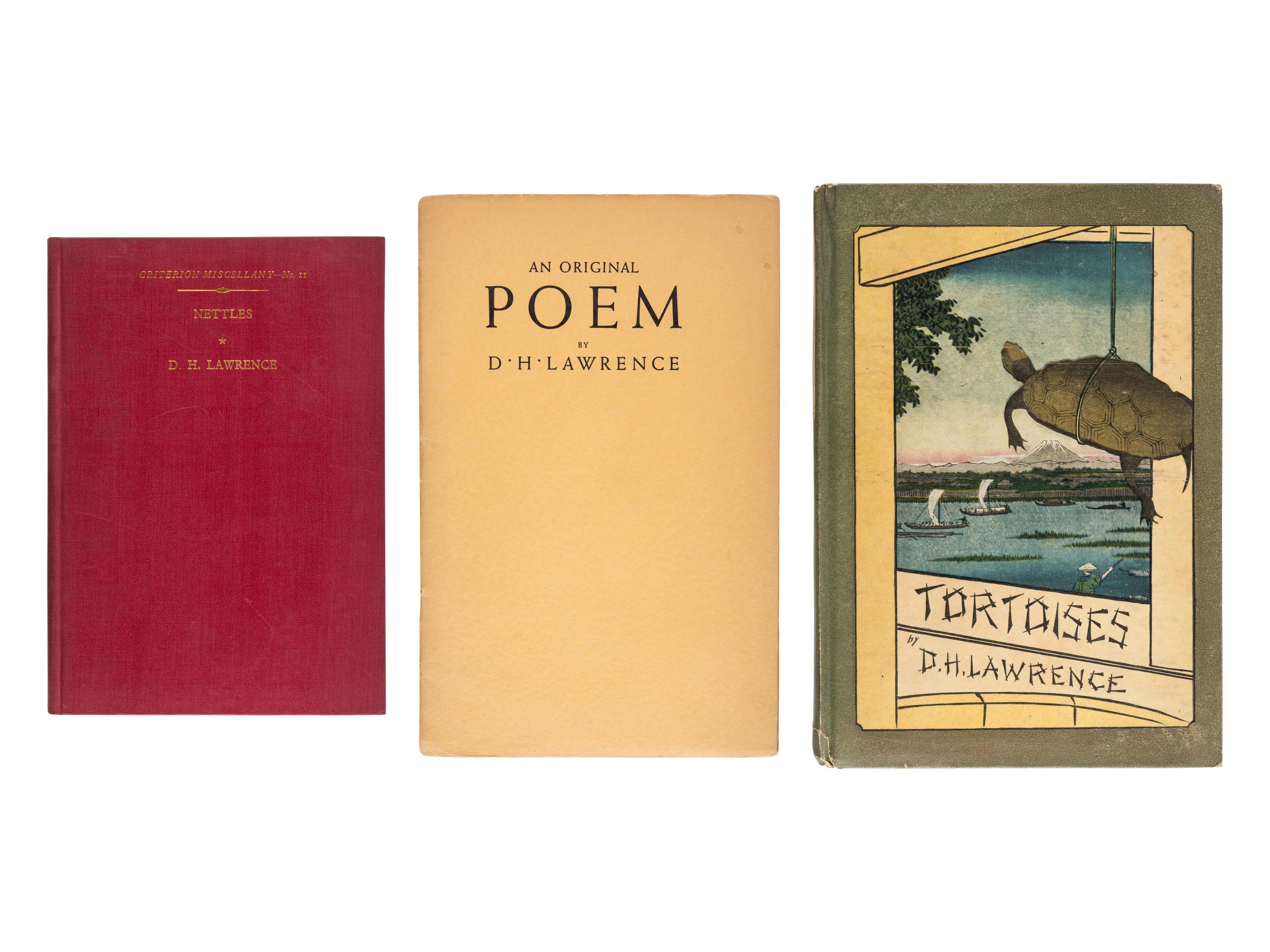 LAWRENCE, D.H. (1885-1930). A group of 35 works, including: