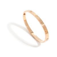 CARTIER, ROSE GOLD 'LOVE' BRACELET