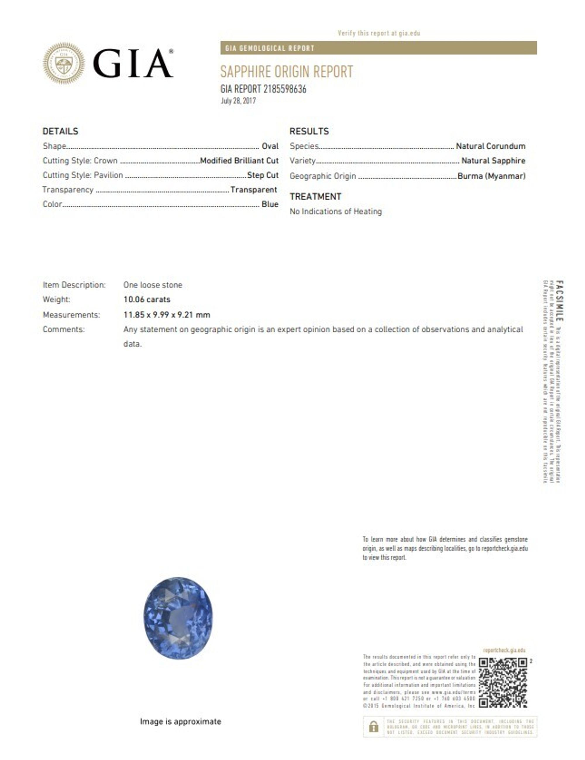 BURMESE SAPPHIRE AND DIAMOND RING