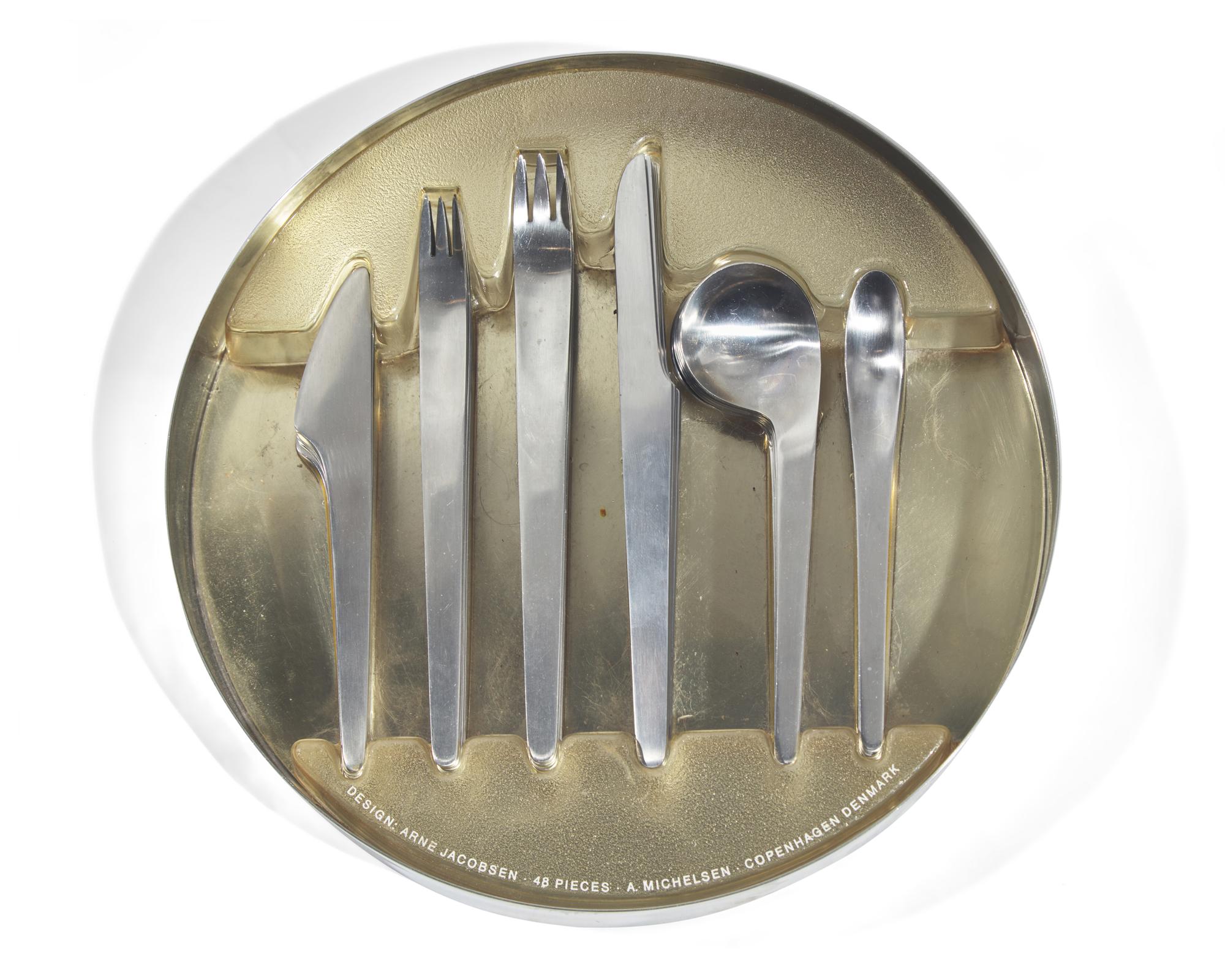 Arne Jacobsen Flatware Service for Eight, designed 1957