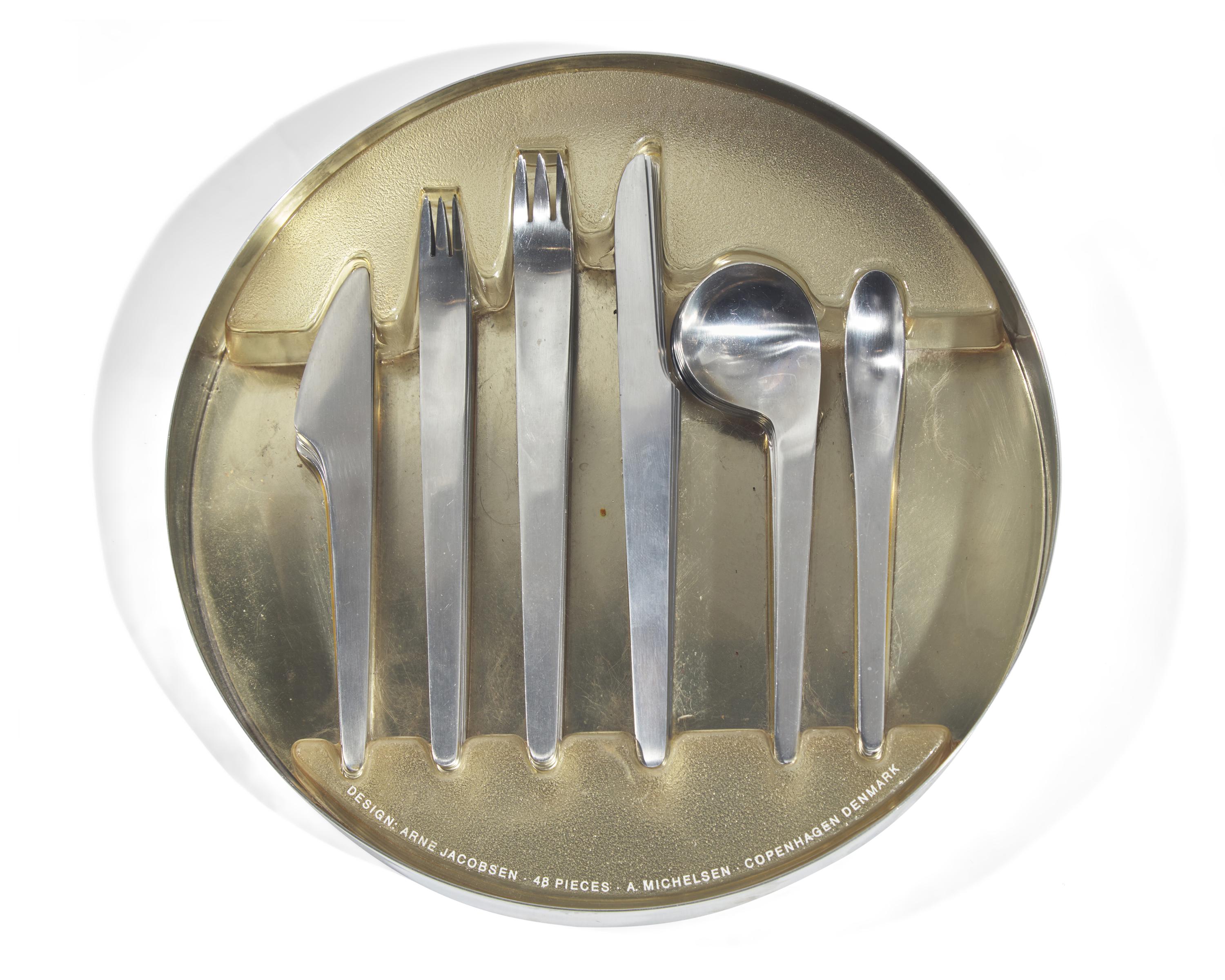 Arne Jacobsen Flatware Service for Eight, designed 1957