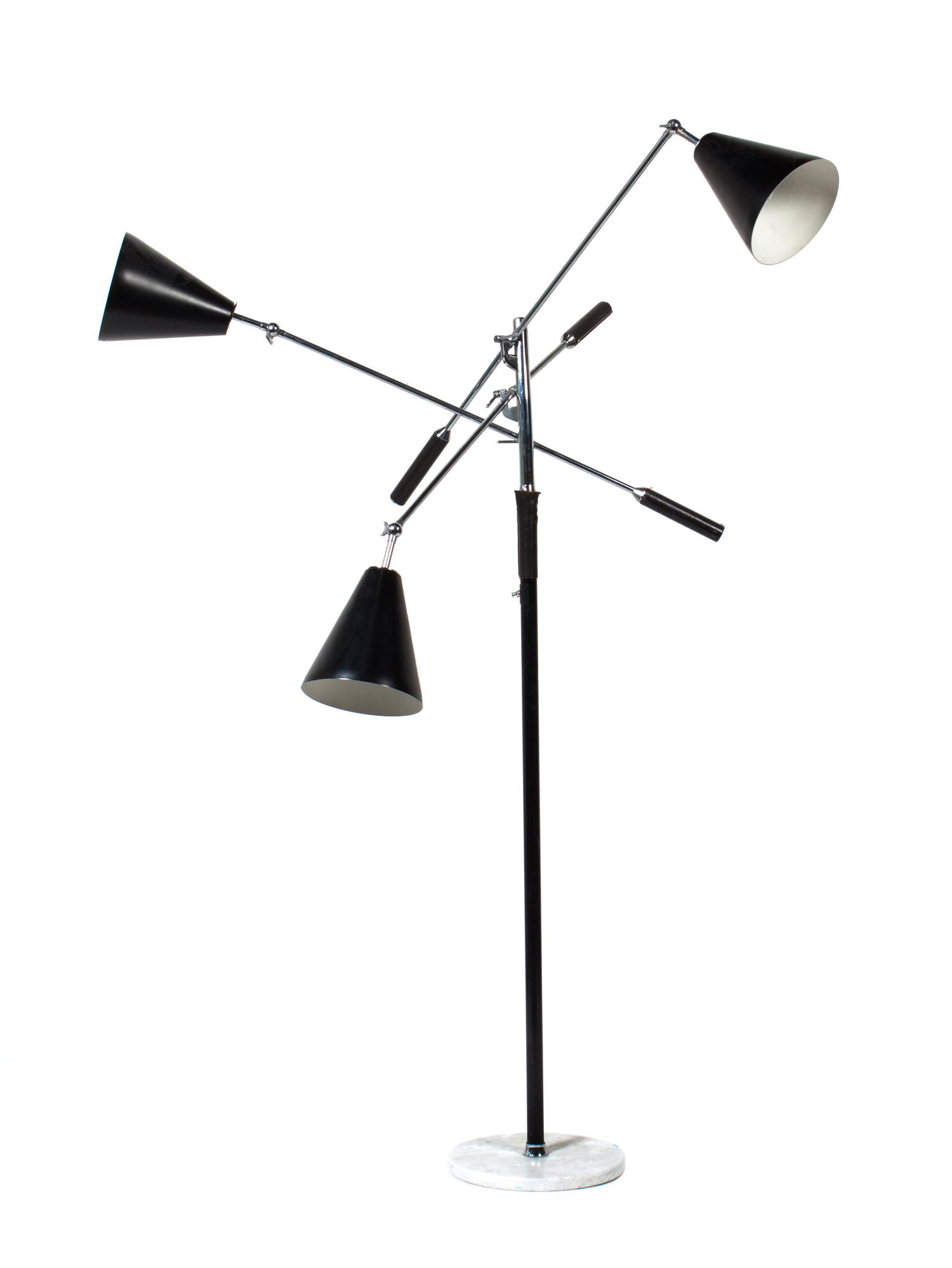 A Floor Lamp Height 71 inches. — MID 20TH CENTURY