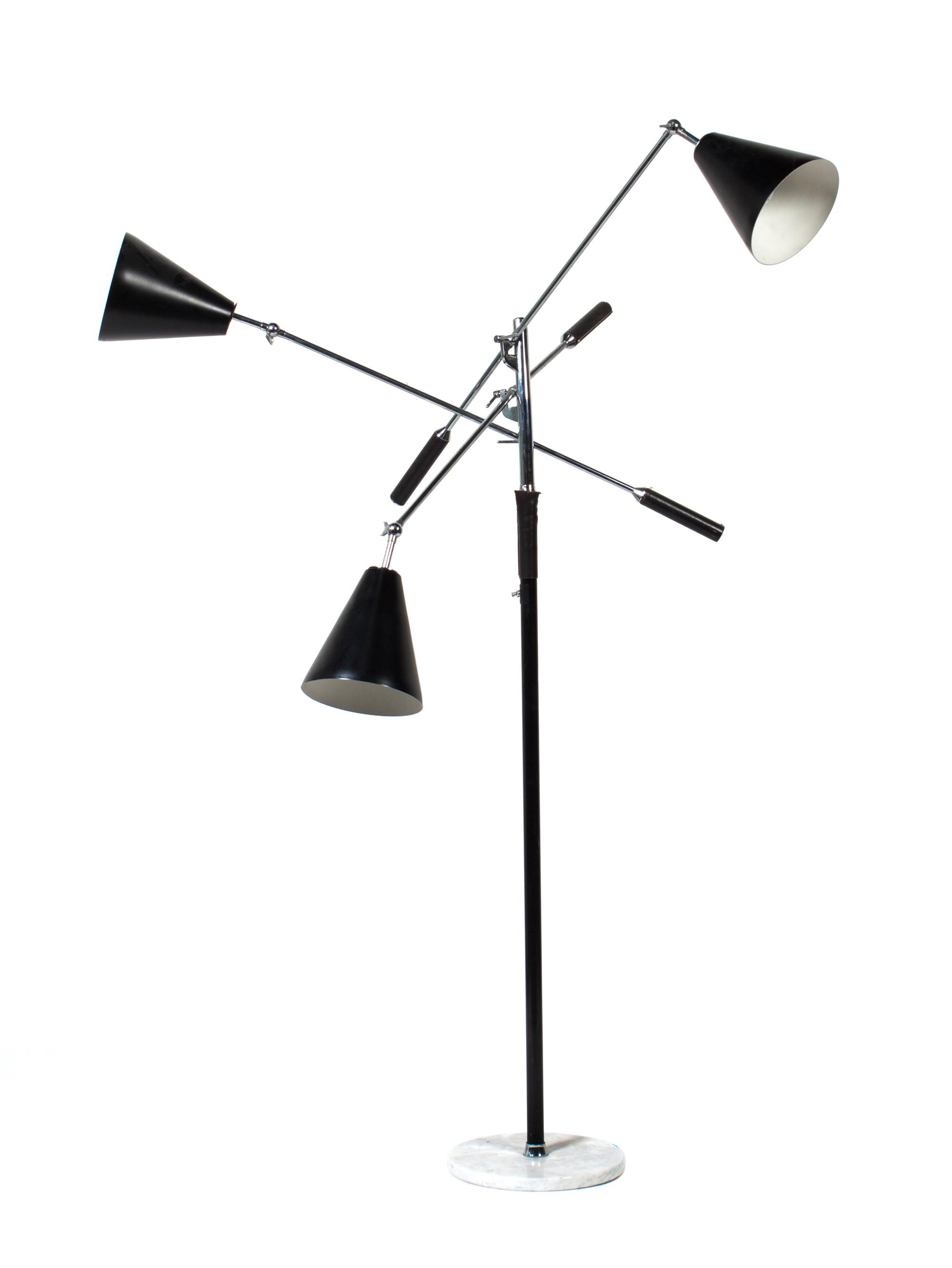 A Floor Lamp Height 71 inches. — MID 20TH CENTURY