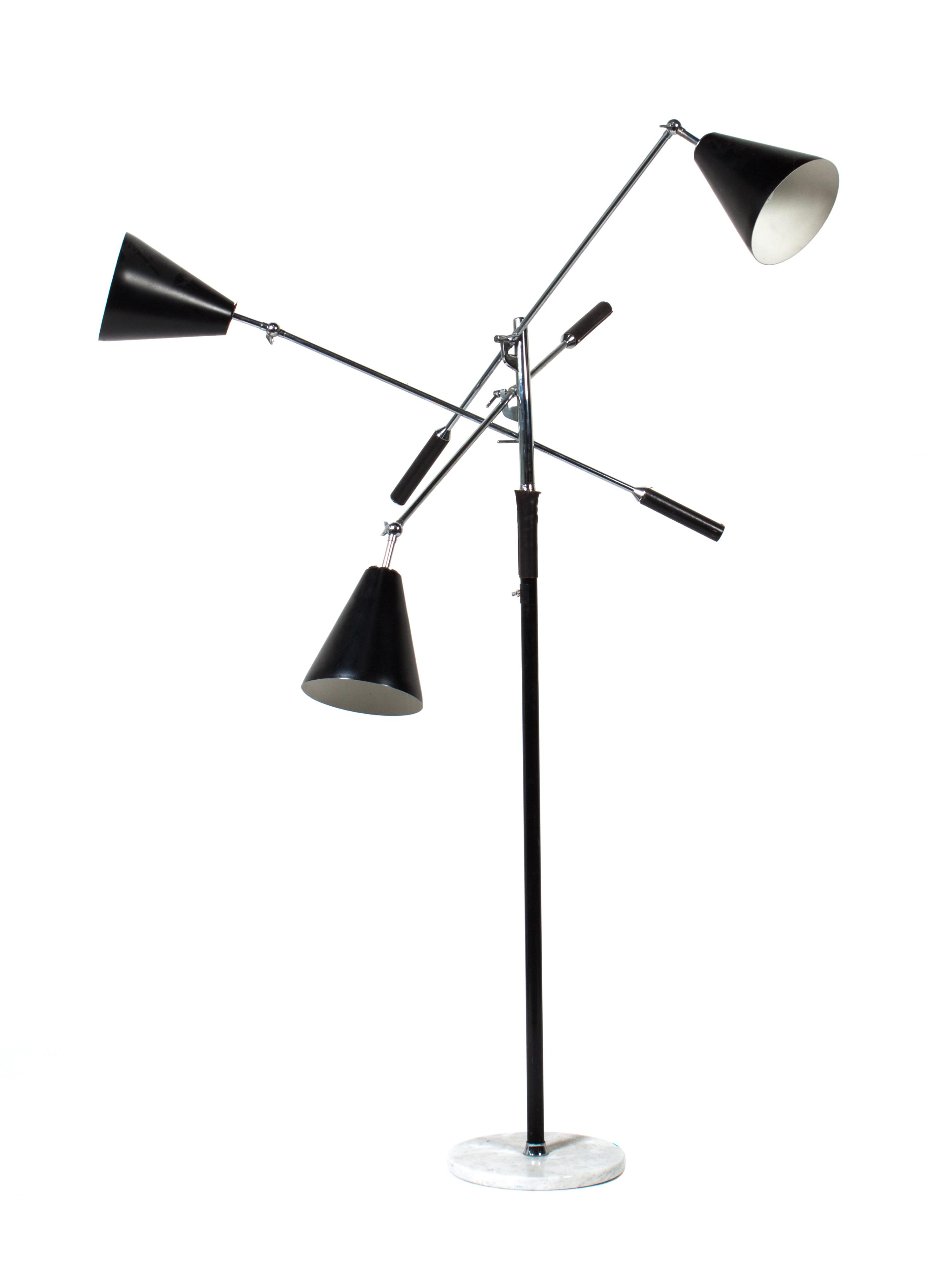 A Floor Lamp Height 71 inches. — MID 20TH CENTURY