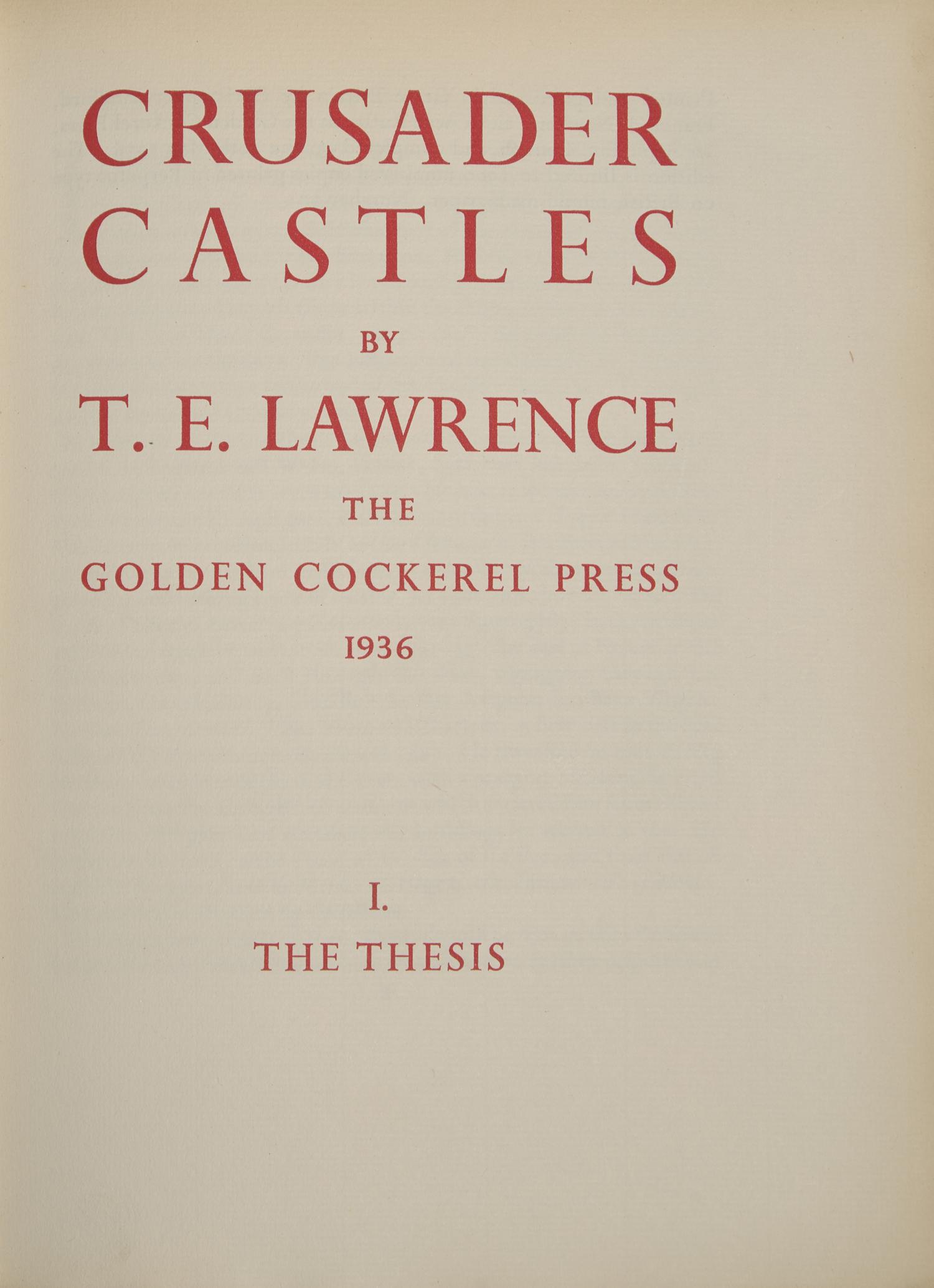 [Literature] Lawrence, T.E. Group of 2 Titles