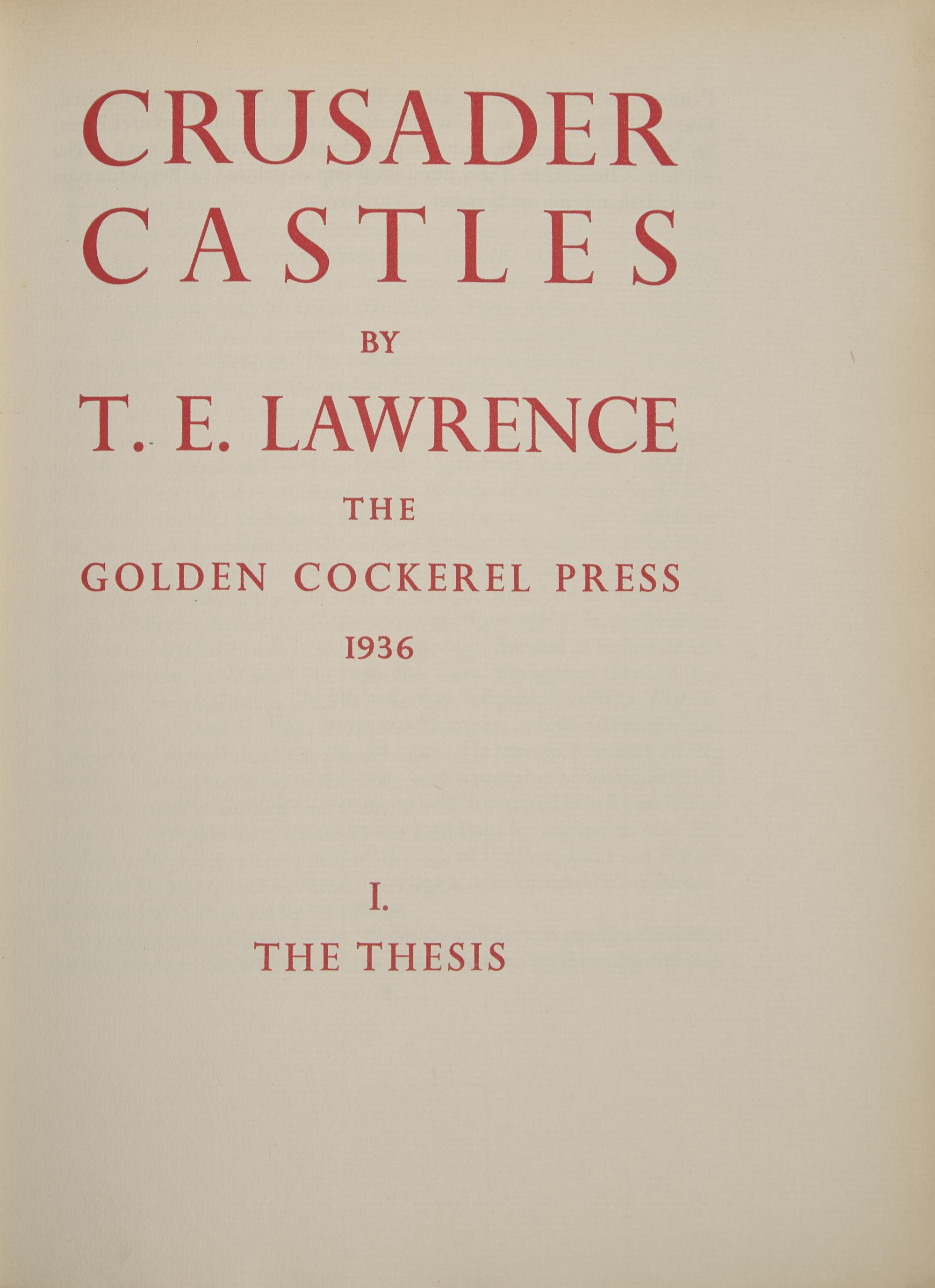 [Literature] Lawrence, T.E. Group of 2 Titles