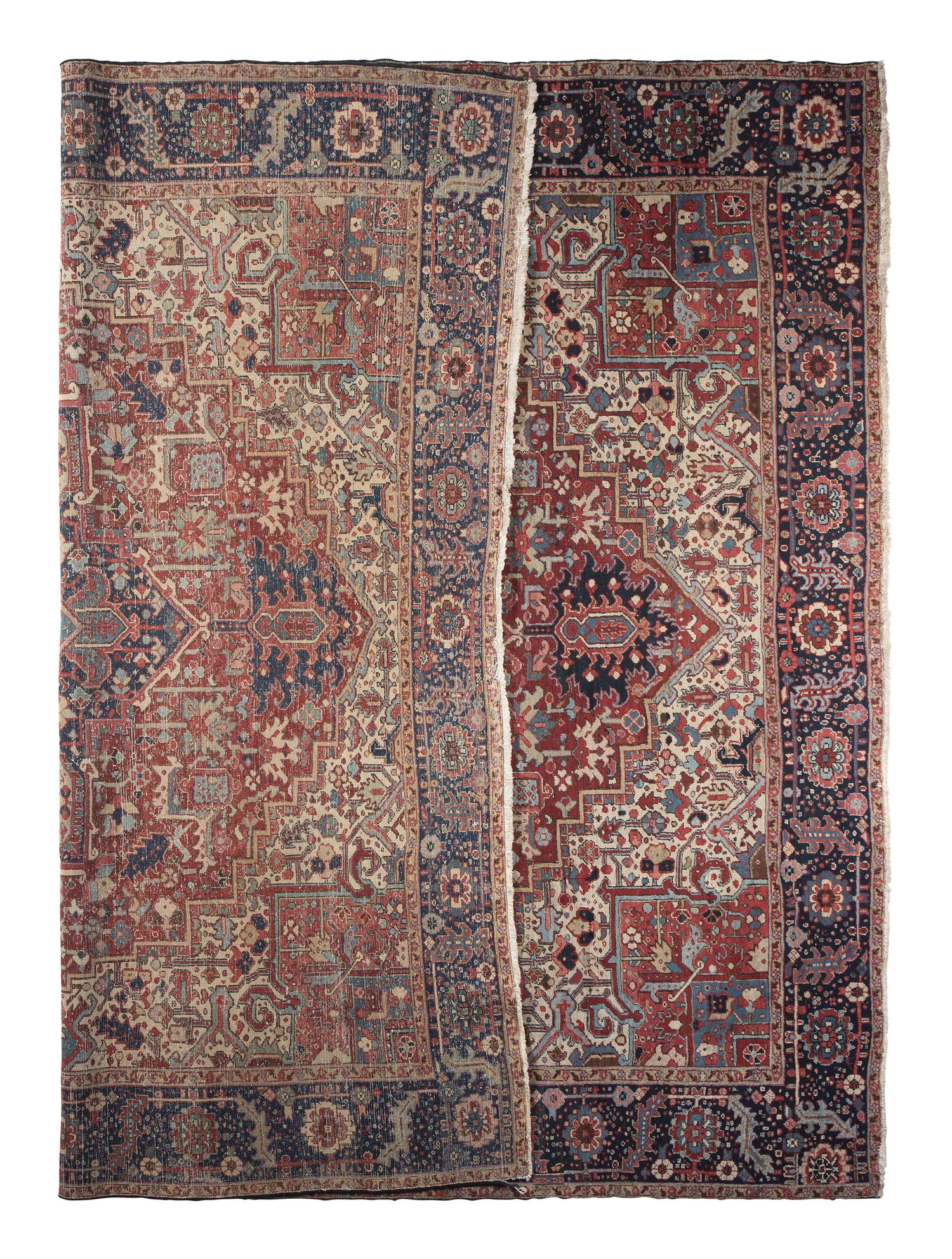 A Heriz Wool Rug