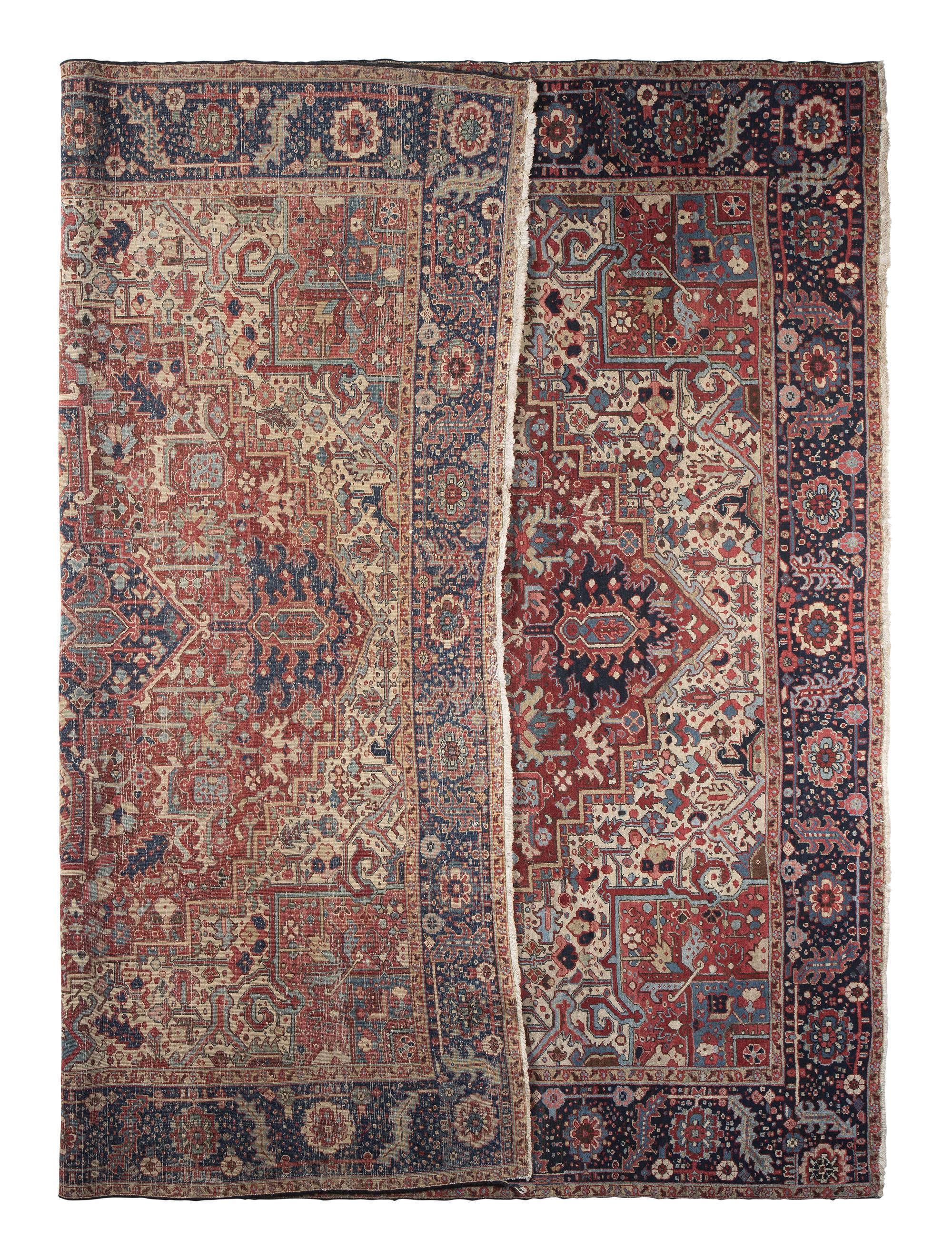 A Heriz Wool Rug