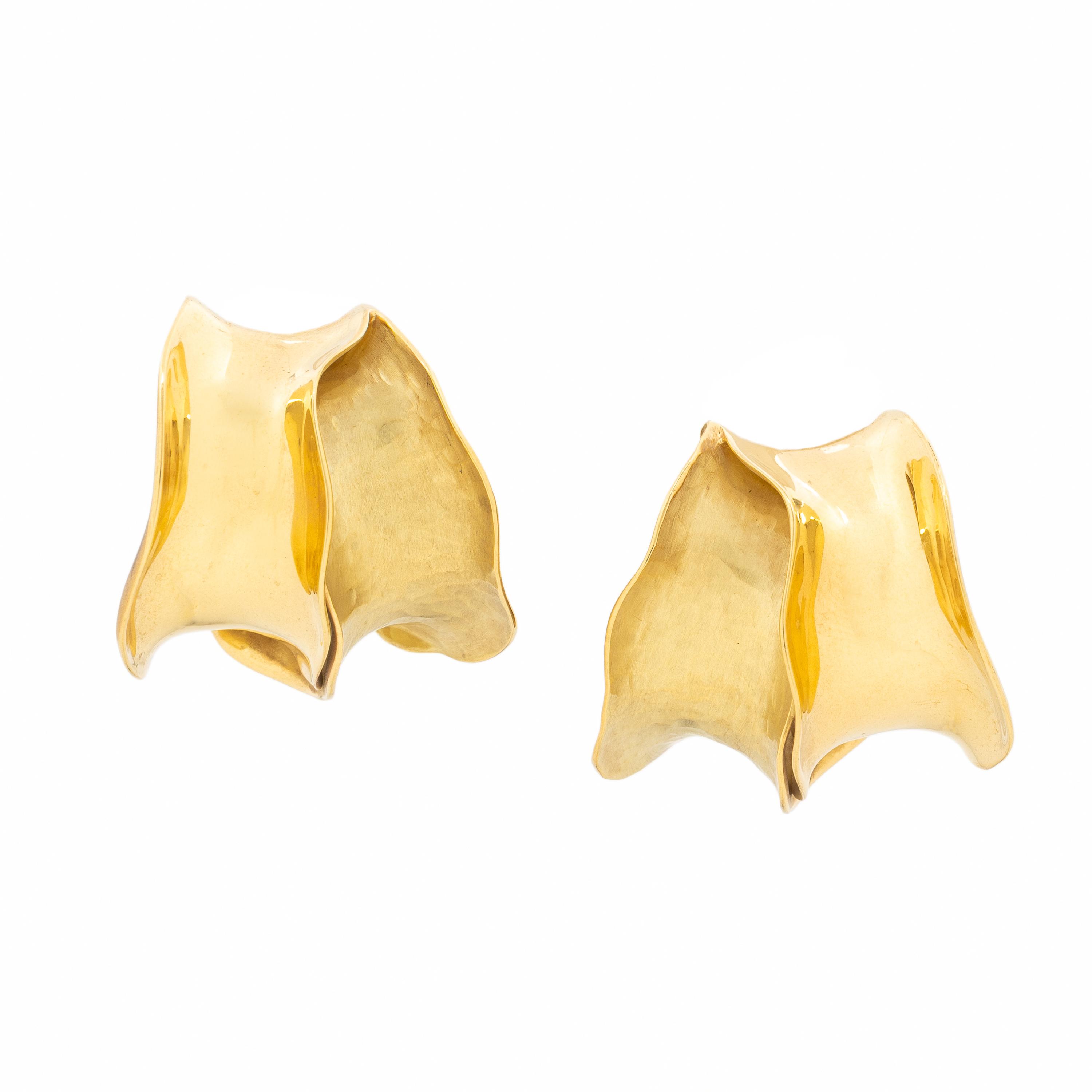 Yellow Gold Earrings