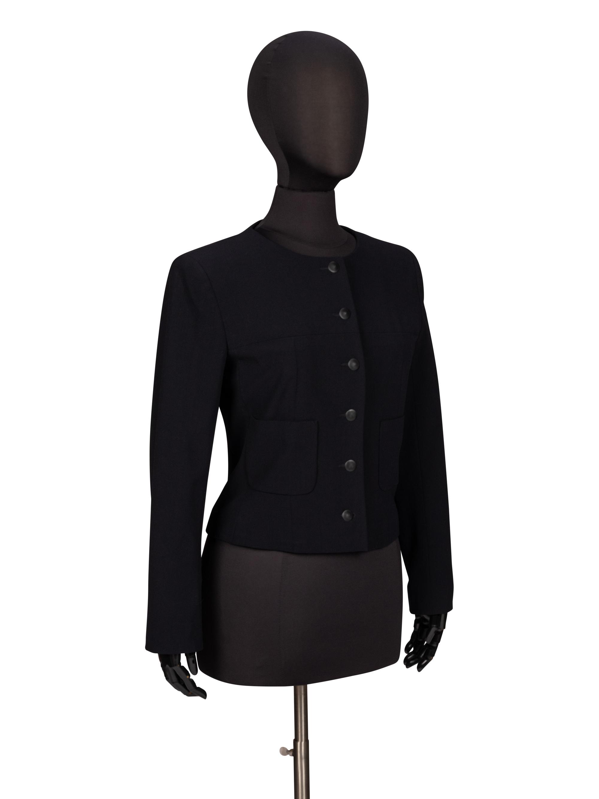 Chanel, Tailored Black Cardigan Jacket